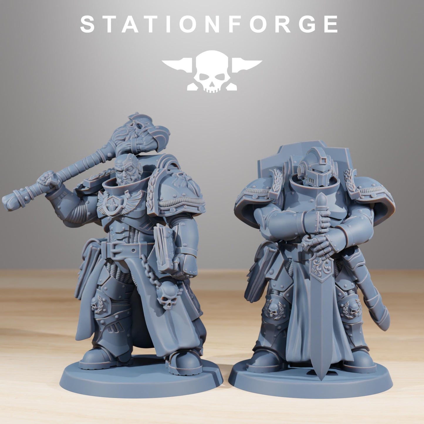 Station Forge Socratis Knights Team Proxy minitures Tabletop RPG Wargaming