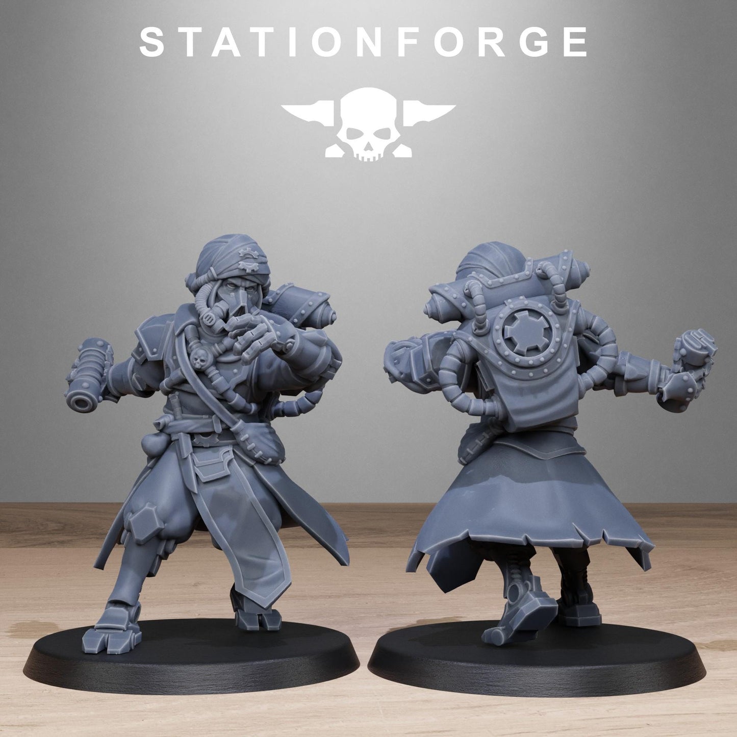 Station Forge Scavenger_Scorchers Proxy minitures Tabletop RPG Wargaming