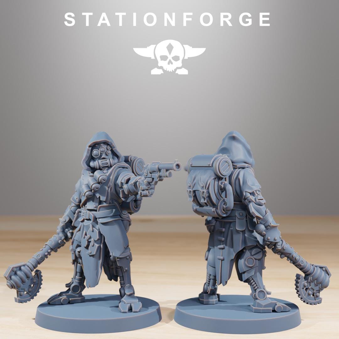 Station Forge Scavenger Rangers Builder Kit Proxy minitures Tabletop RPG Wargaming