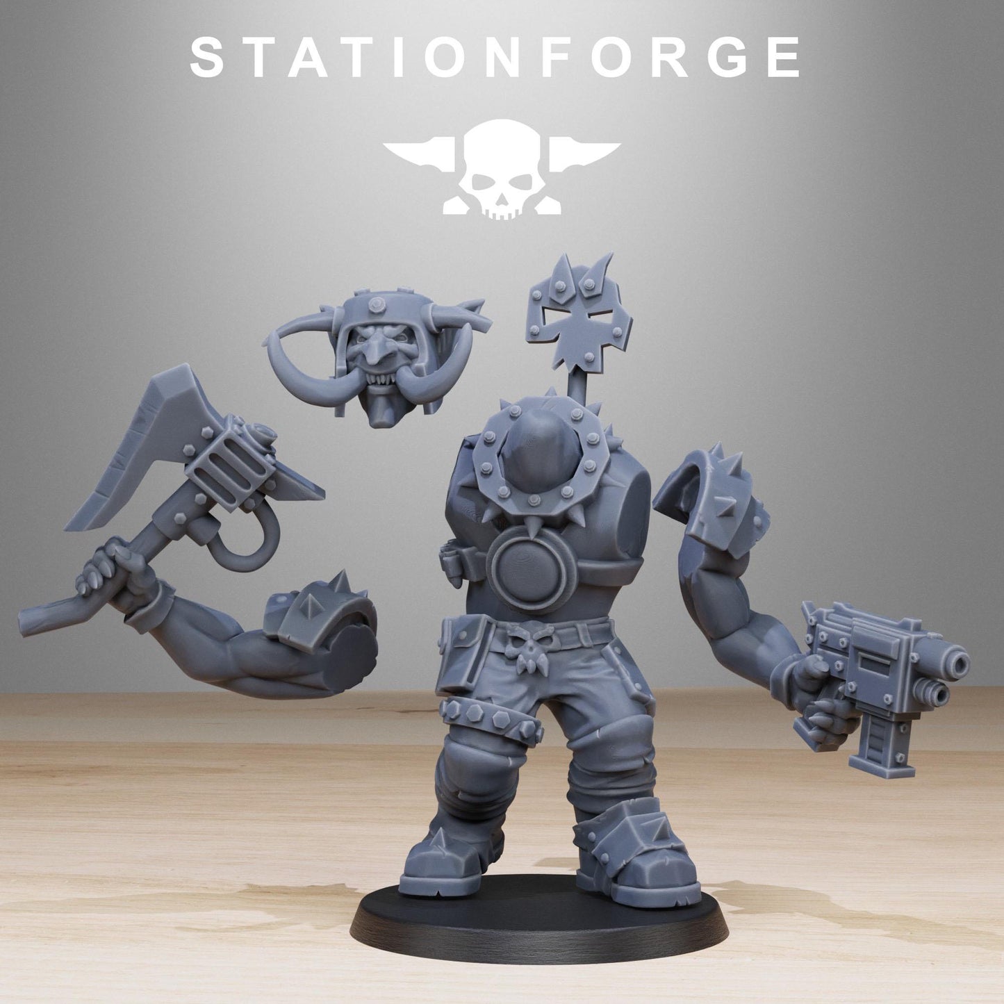 Station Forge Orkaz_trolls_ 3d printed proxie Wargames