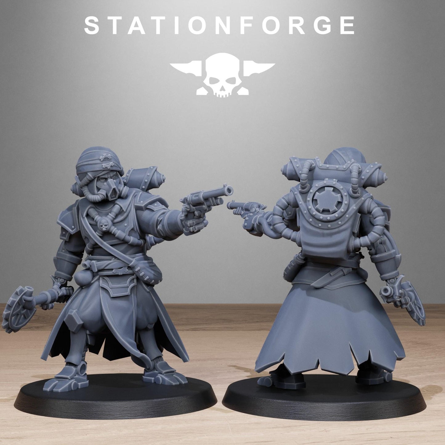 Station Forge Scavenger_Scorchers Proxy minitures Tabletop RPG Wargaming