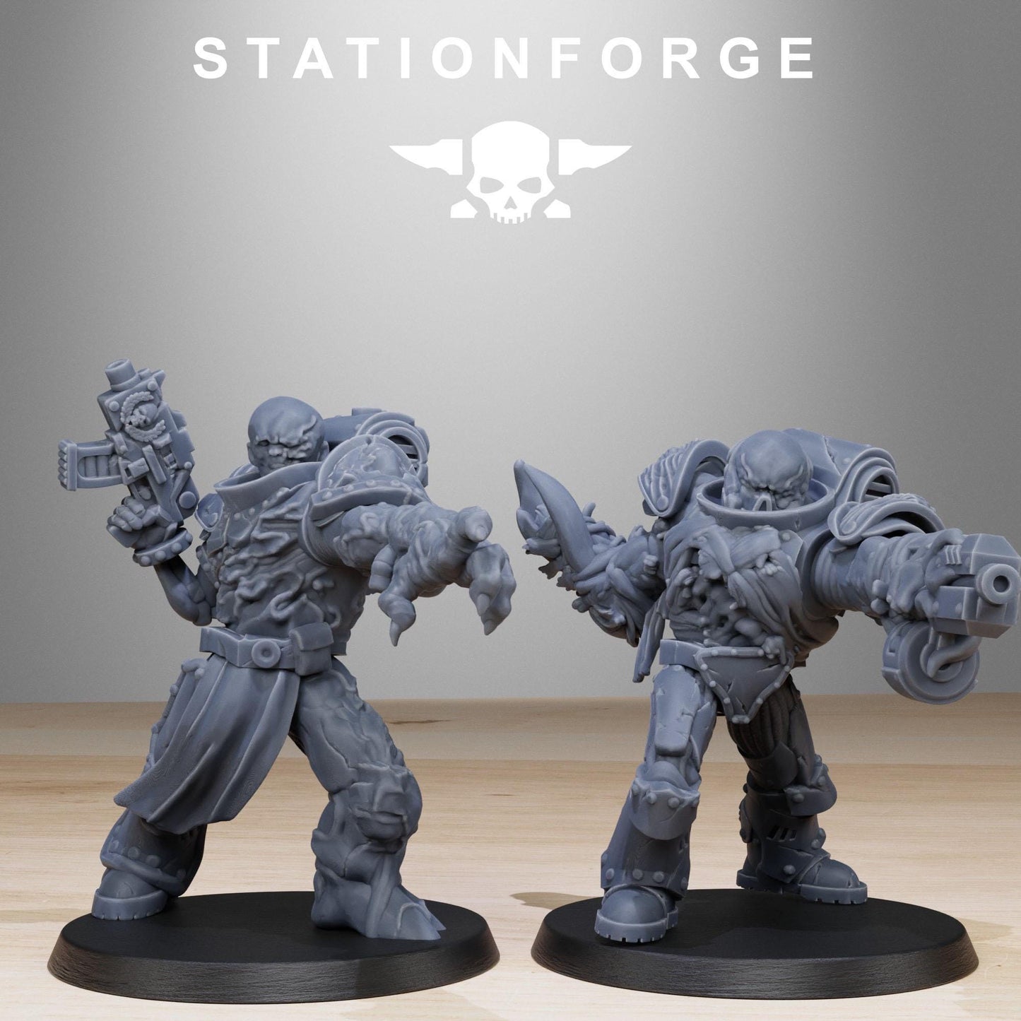 Station Forge Corrupted_Socratis_Infantry Team Proxy minitures Tabletop RPG Wargaming