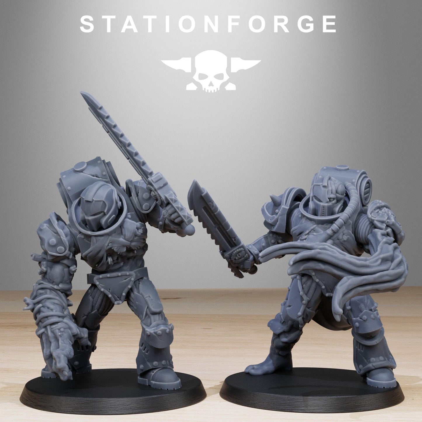 Station Forge Corrupted_Socratis_Infantry Team Proxy minitures Tabletop RPG Wargaming