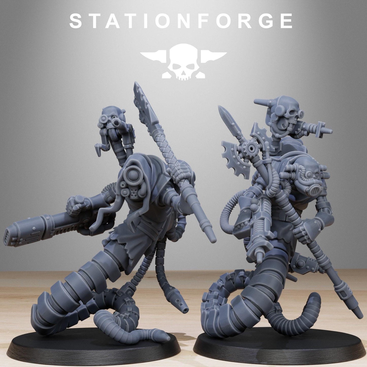 Station Forge Scavenger Serpents Proxy minitures Tabletop RPG Wargaming