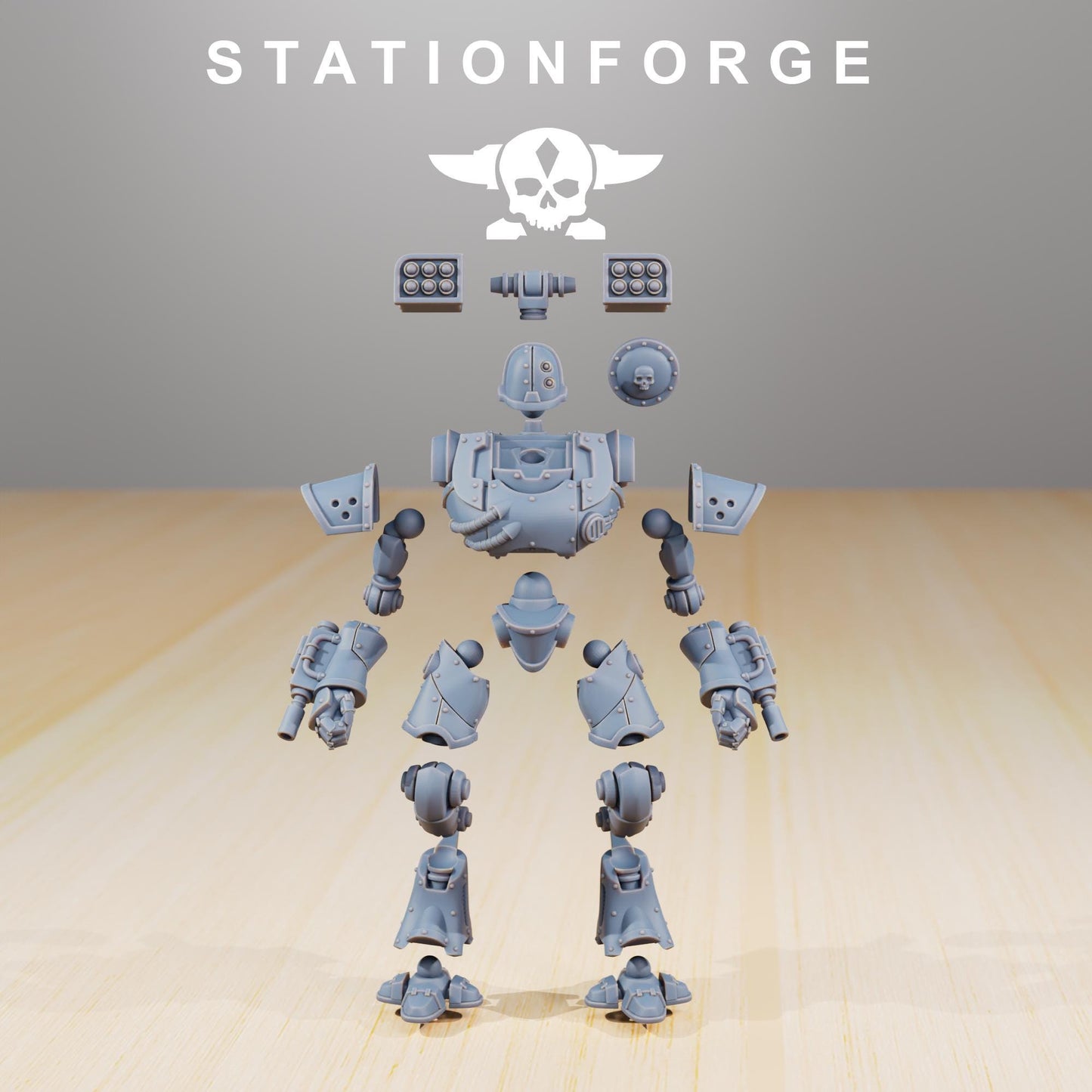 Station Forge Scavenger Exutars Team Proxy minitures Tabletop RPG Wargaming