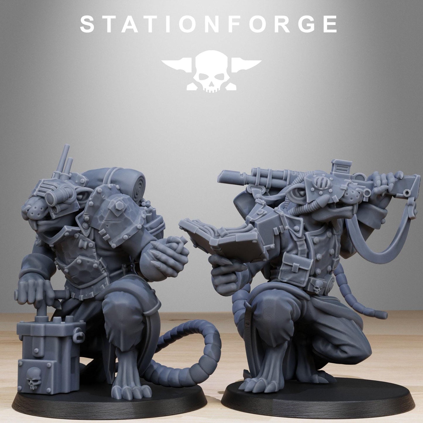 Station Forge GrimGuard Raticus 3d printed proxie Wargames