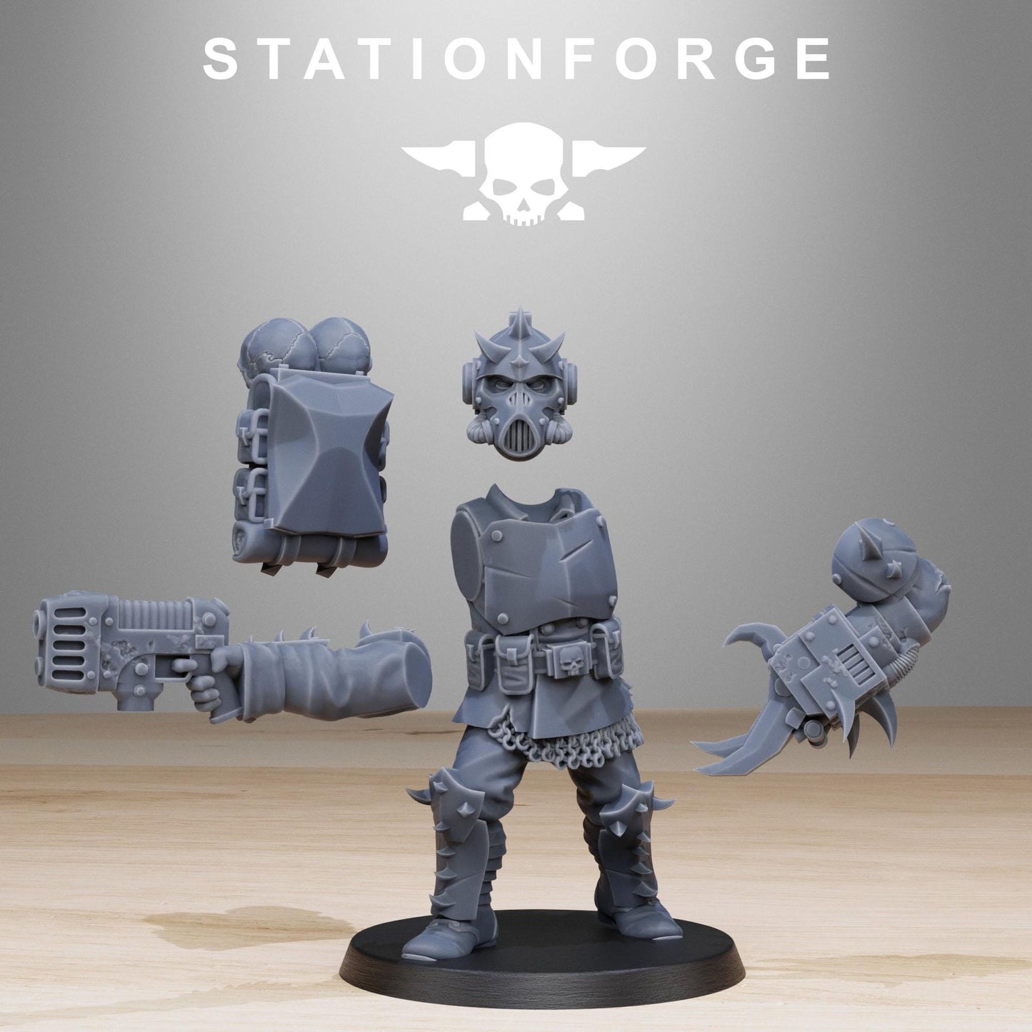 Station Forge Corrupted_Guard_Builder_Kit Proxy 28mm minitures Tabletop RPG Wargaming