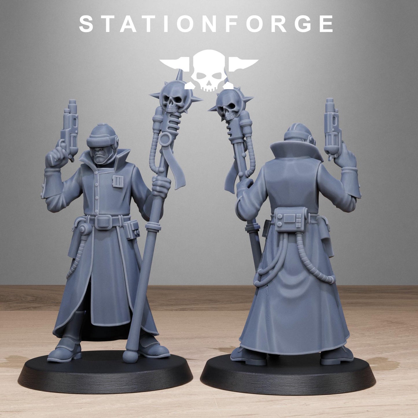 Station Forge Grimcorp Seers 3d printed proxie Wargames New Faction