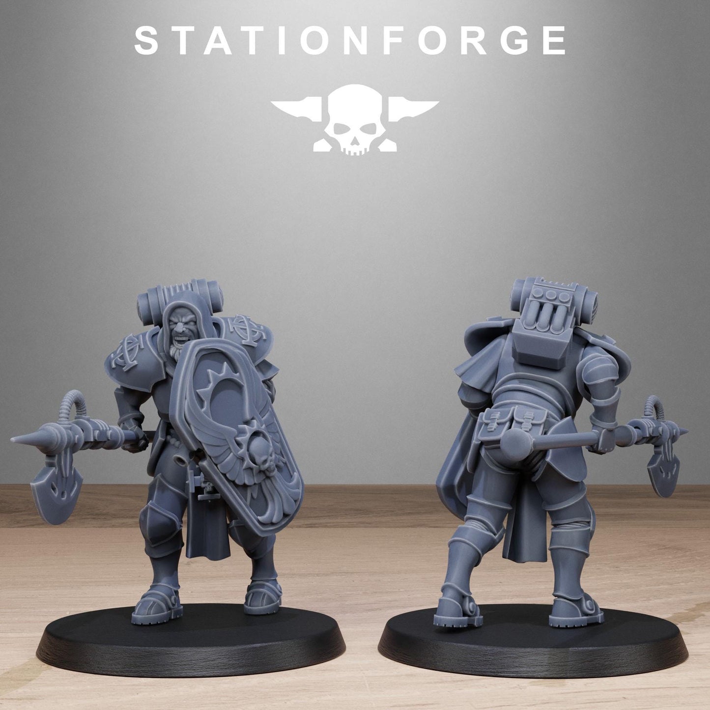Station ForgeVodalites_Purifiers 3d printed proxie Wargames