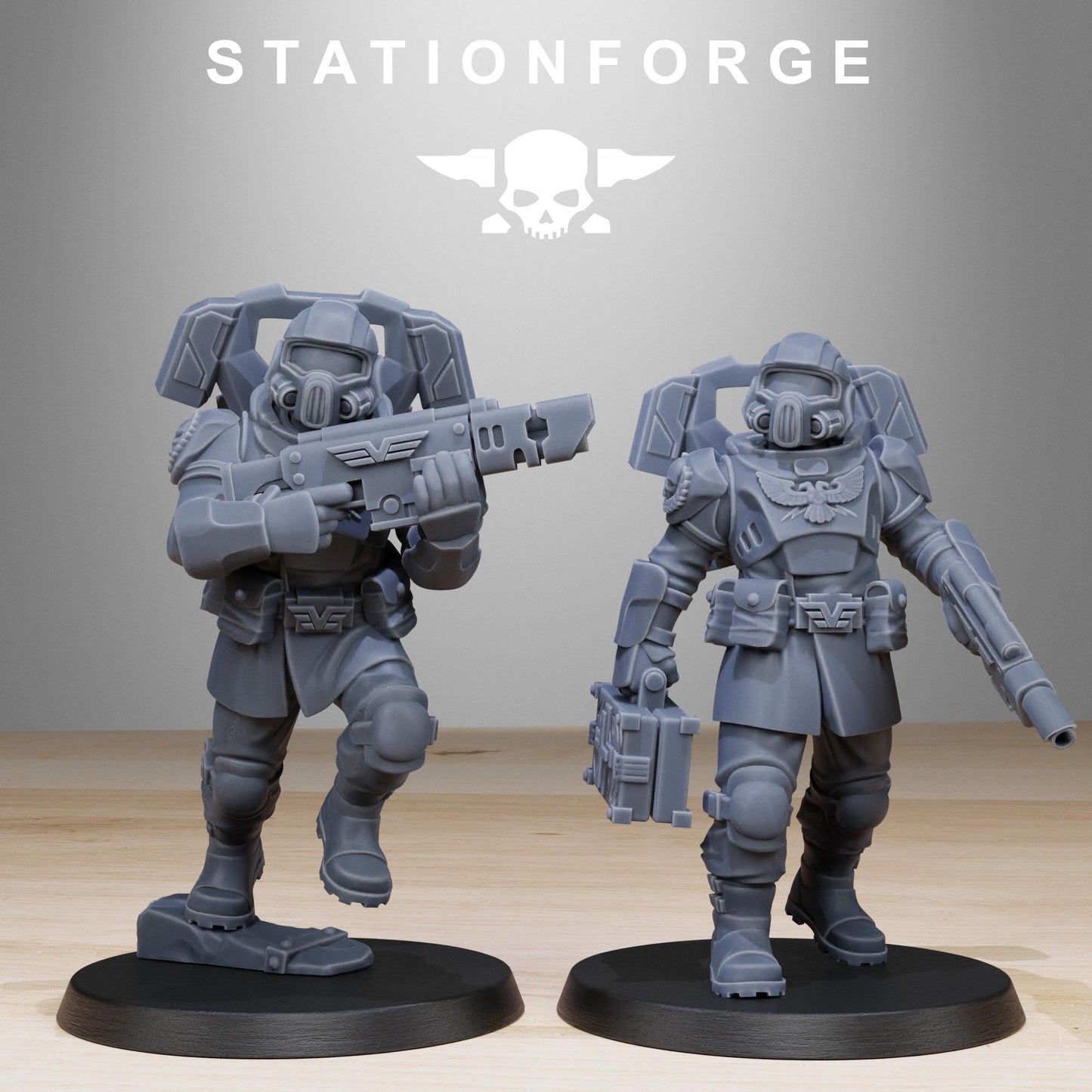 Station Forge Vaskar_Jump_Squad Proxy minitures Tabletop RPG Wargaming