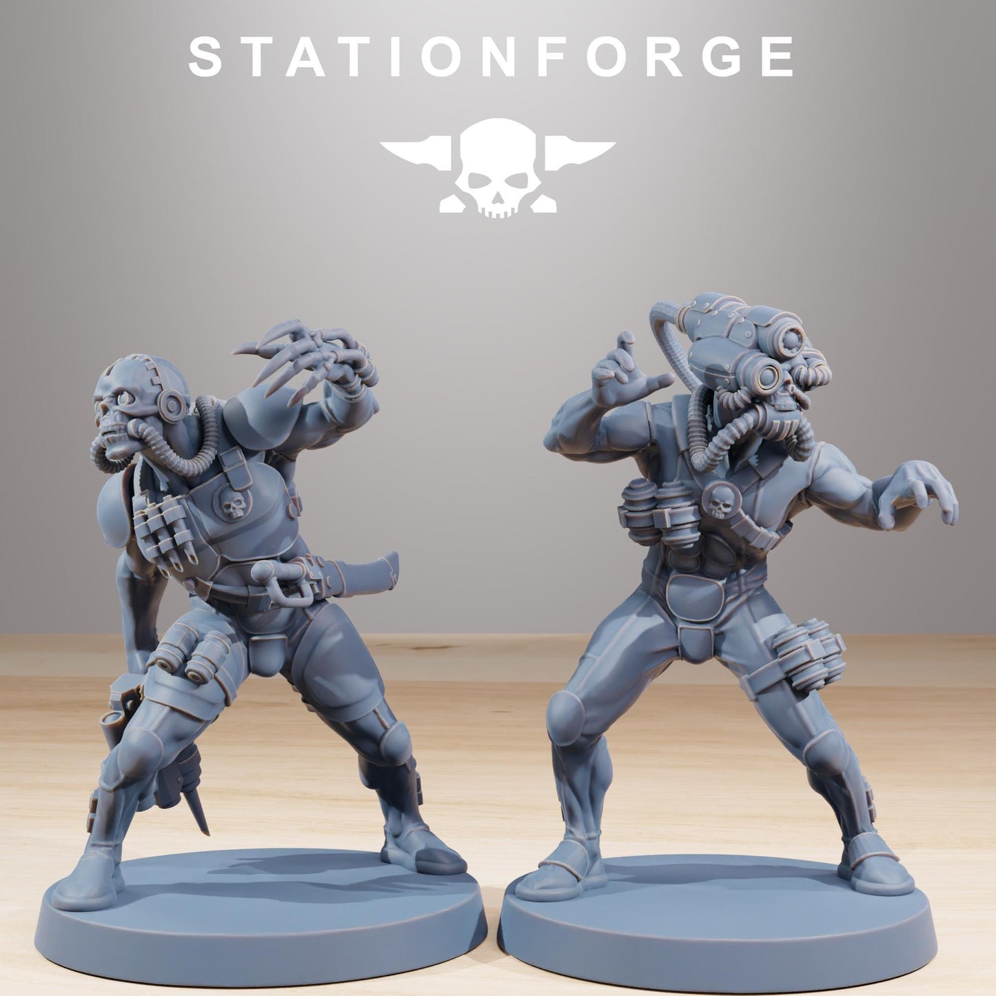 Station Forge GrimCorp Bounty Hunters 3d printed proxie Wargames