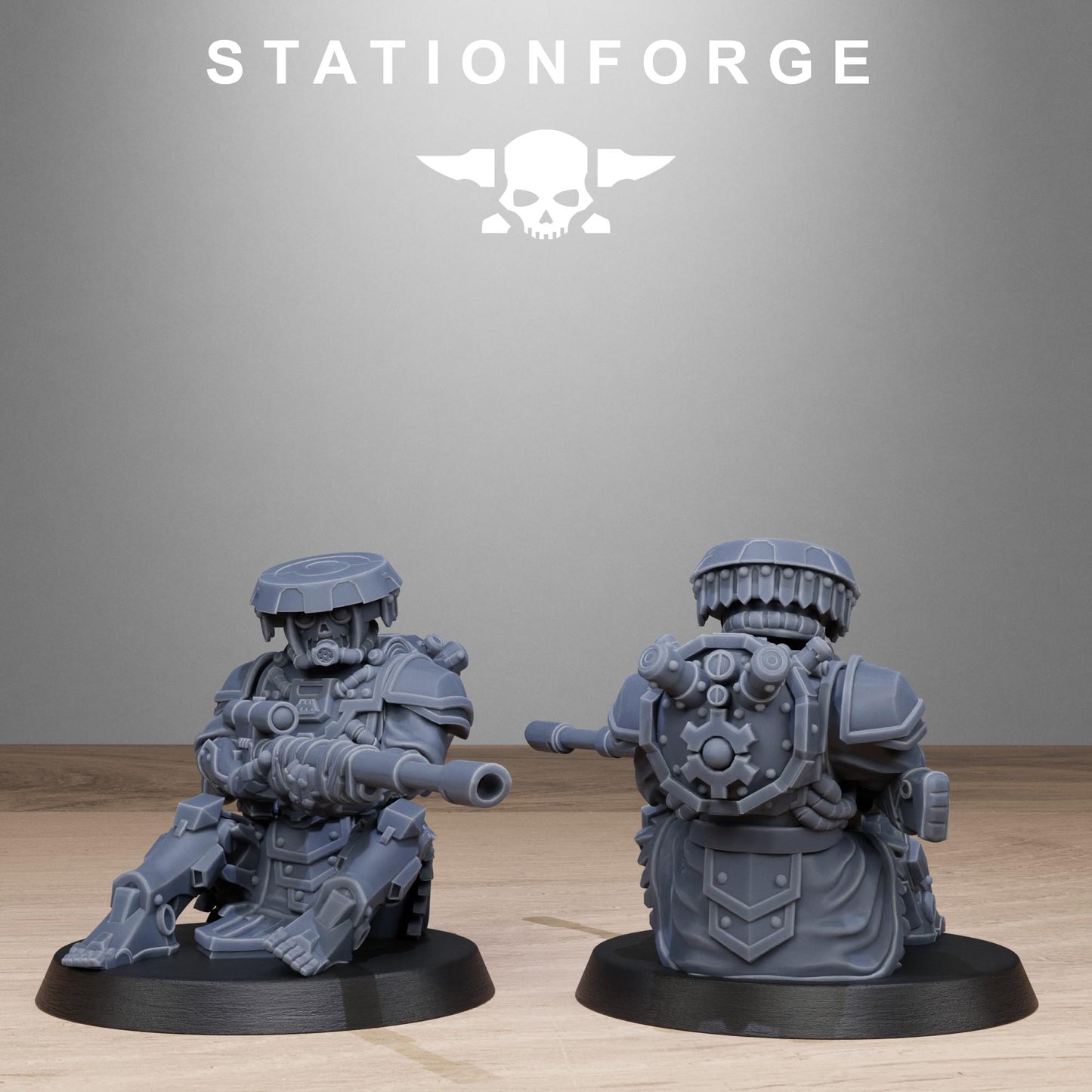 Station Forge Scavenger Snipers 3d printed proxie Wargames Minitures