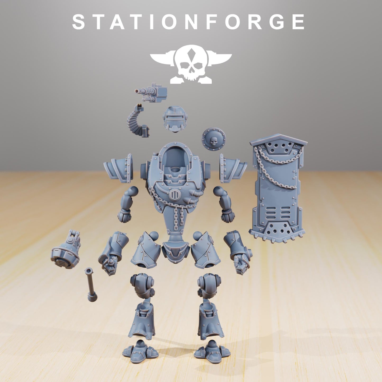 Station Forge Scavenger Exutars Team Proxy minitures Tabletop RPG Wargaming