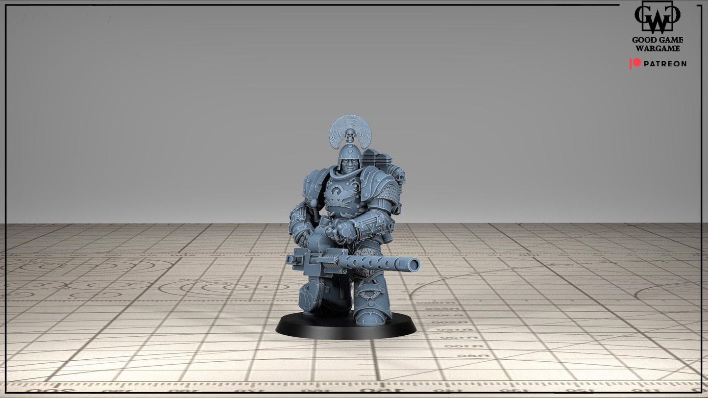 Tonantis Warrior HSQ 1 Thunder Warriors SQ Melee Unit by GGW (5 figures supplied) prebuilt