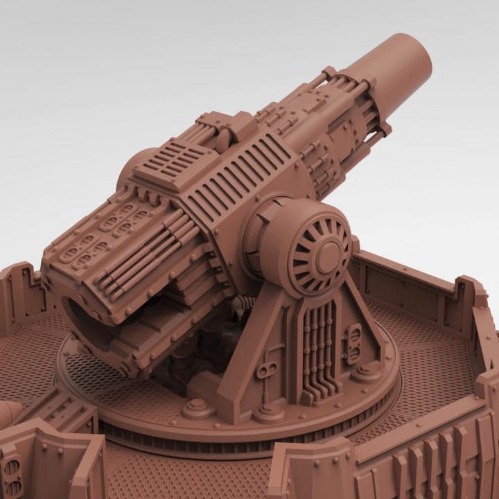 Planetary Defense Cannon Sci fi Structure Scenery Terrain 28/32mm RPG Wargaming custom weapon choice now available