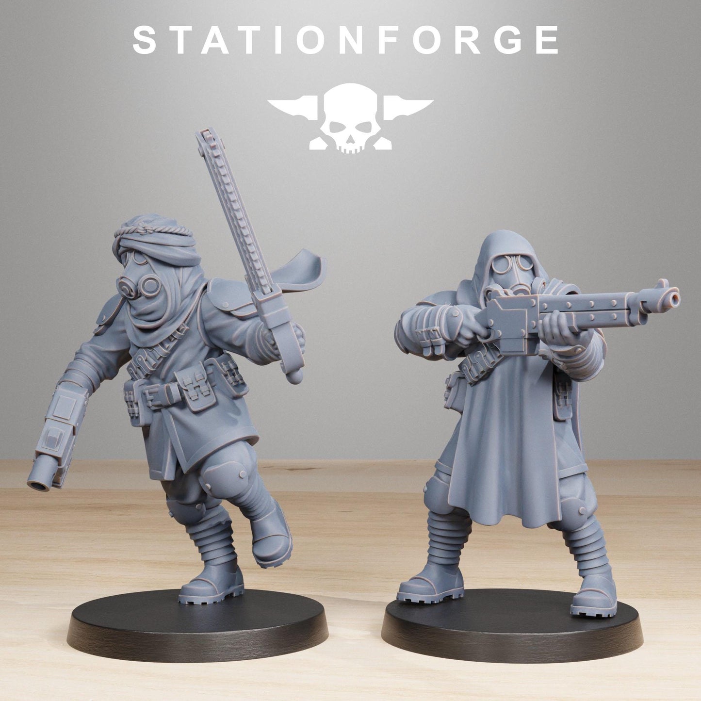 Station Forge GrimGuard Scorchers 3d printed proxie Wargames