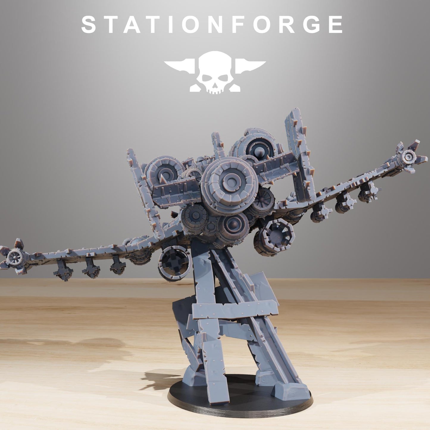 Station forge Orkaz Plane (BIG BOY) Proxy minitures Tabletop RPG Wargaming 120mm x 90mm base