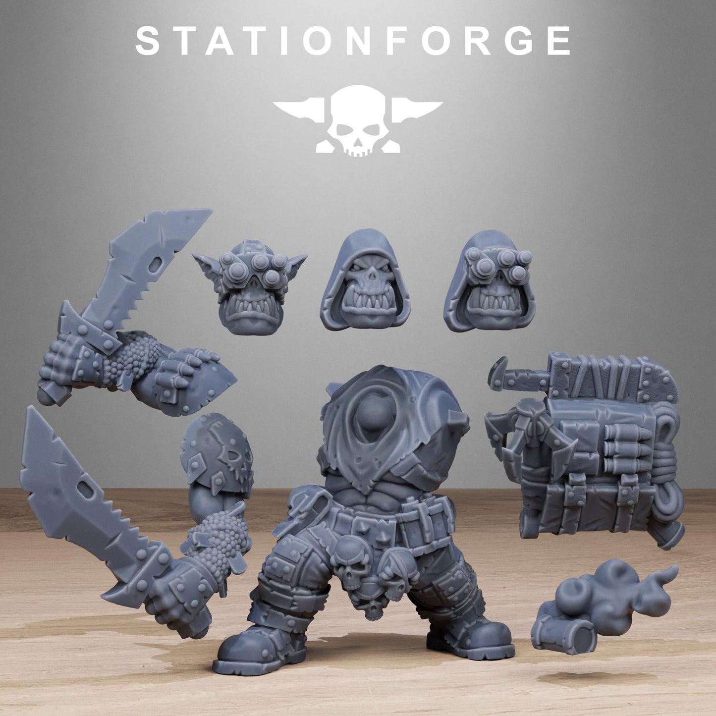 Station Forge Orkaz Assassin minitures Tabletop RPG Wargaming gift for him