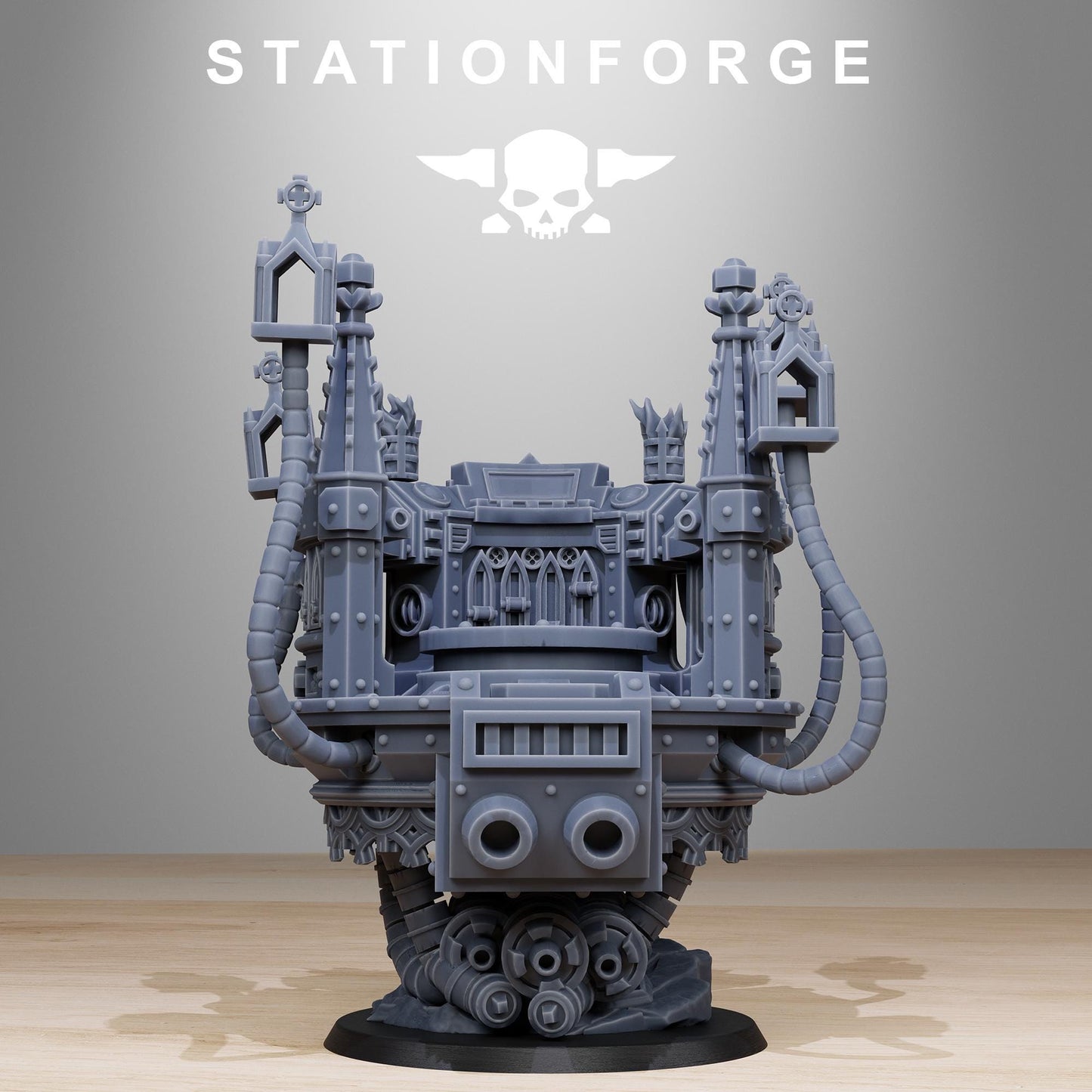 Station Forge Vodalites Pulpit 3d printed proxie Wargames