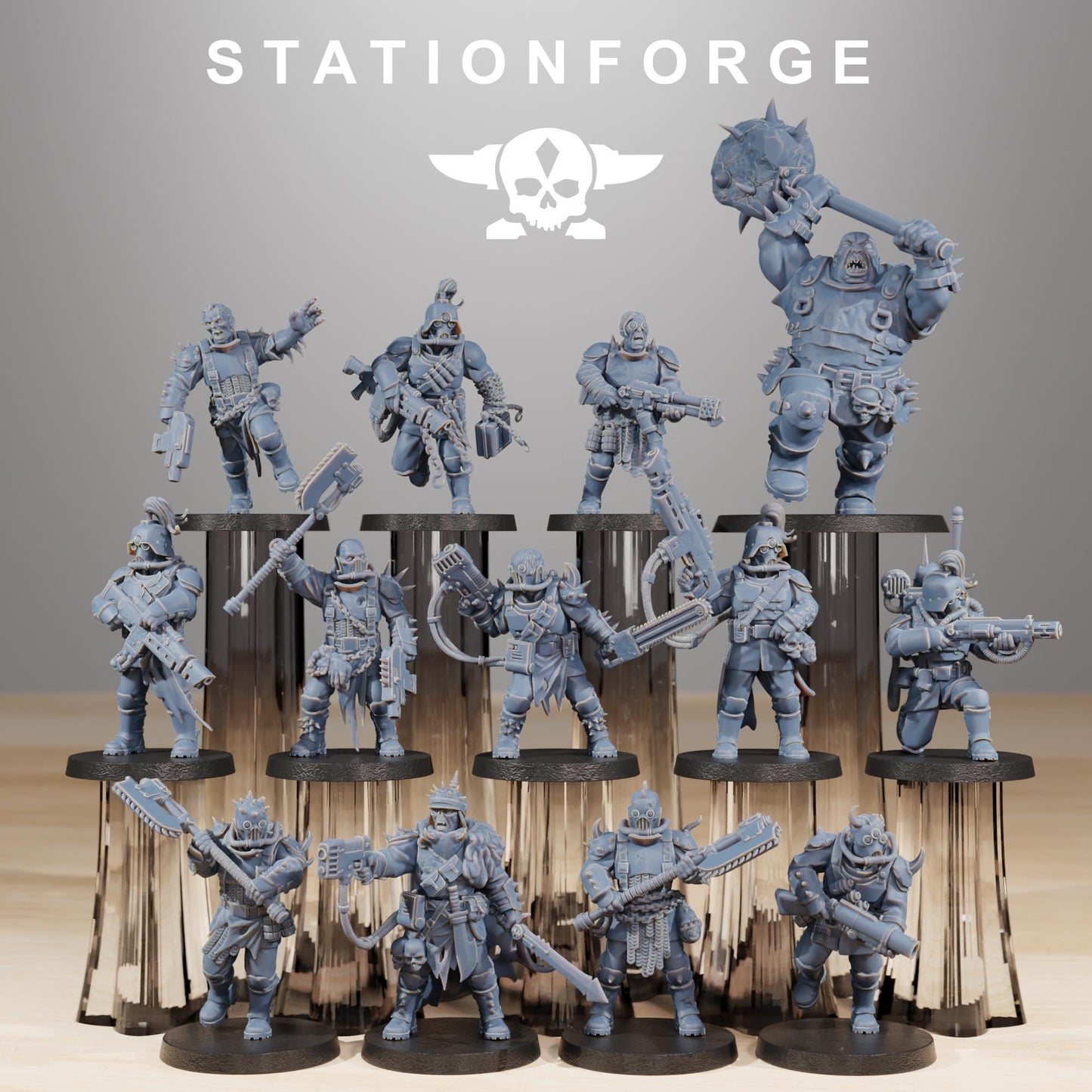 Station Forge Corrupted Guard The Forsaken Team Proxy minitures Tabletop RPG Wargaming