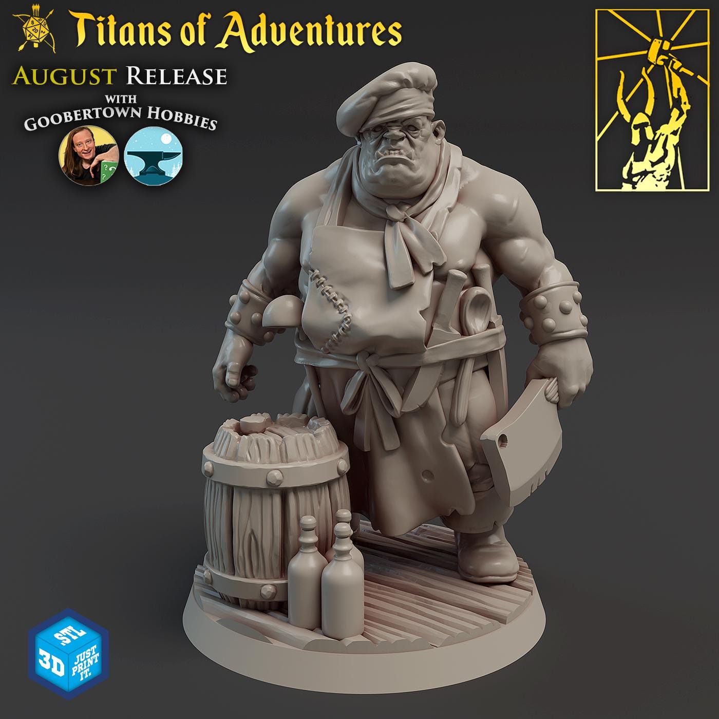 DnDs Town of Dark Secrets: Gobertown Townfolks Titan Forge Minis part 2