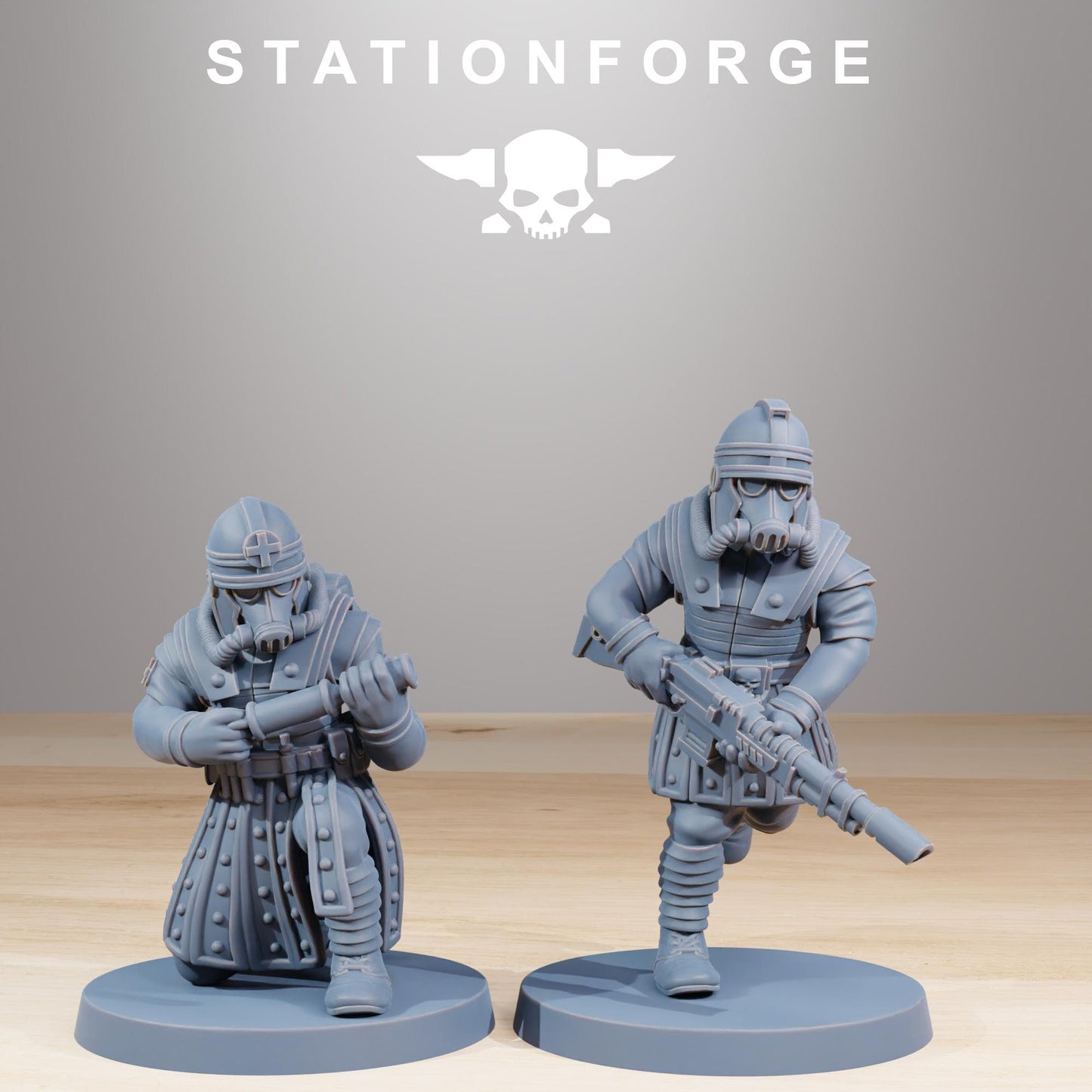 Station Forge GrimGuard Vexillatio 3d printed proxie Wargames Minitures