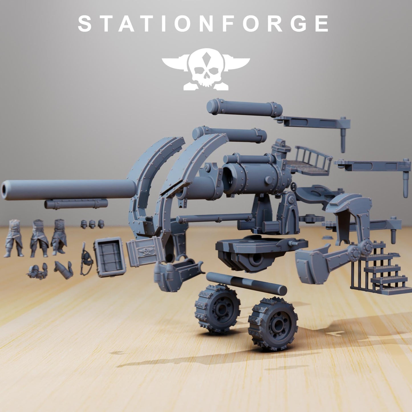 Station Forge GrimGuard Artillery 3d printed proxie Wargames