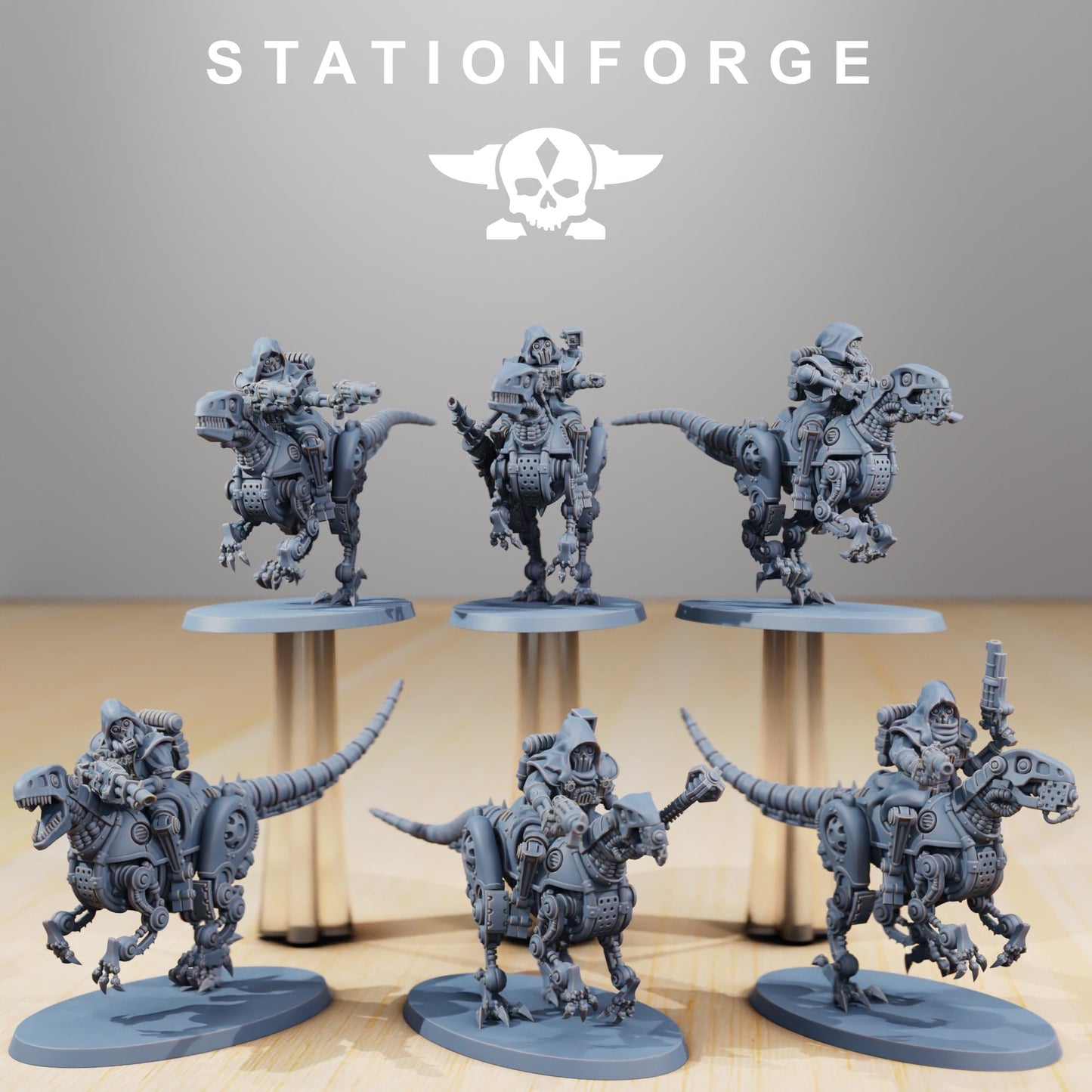 Station Forge Scavenger Riders Team Proxy minitures Tabletop RPG Wargaming