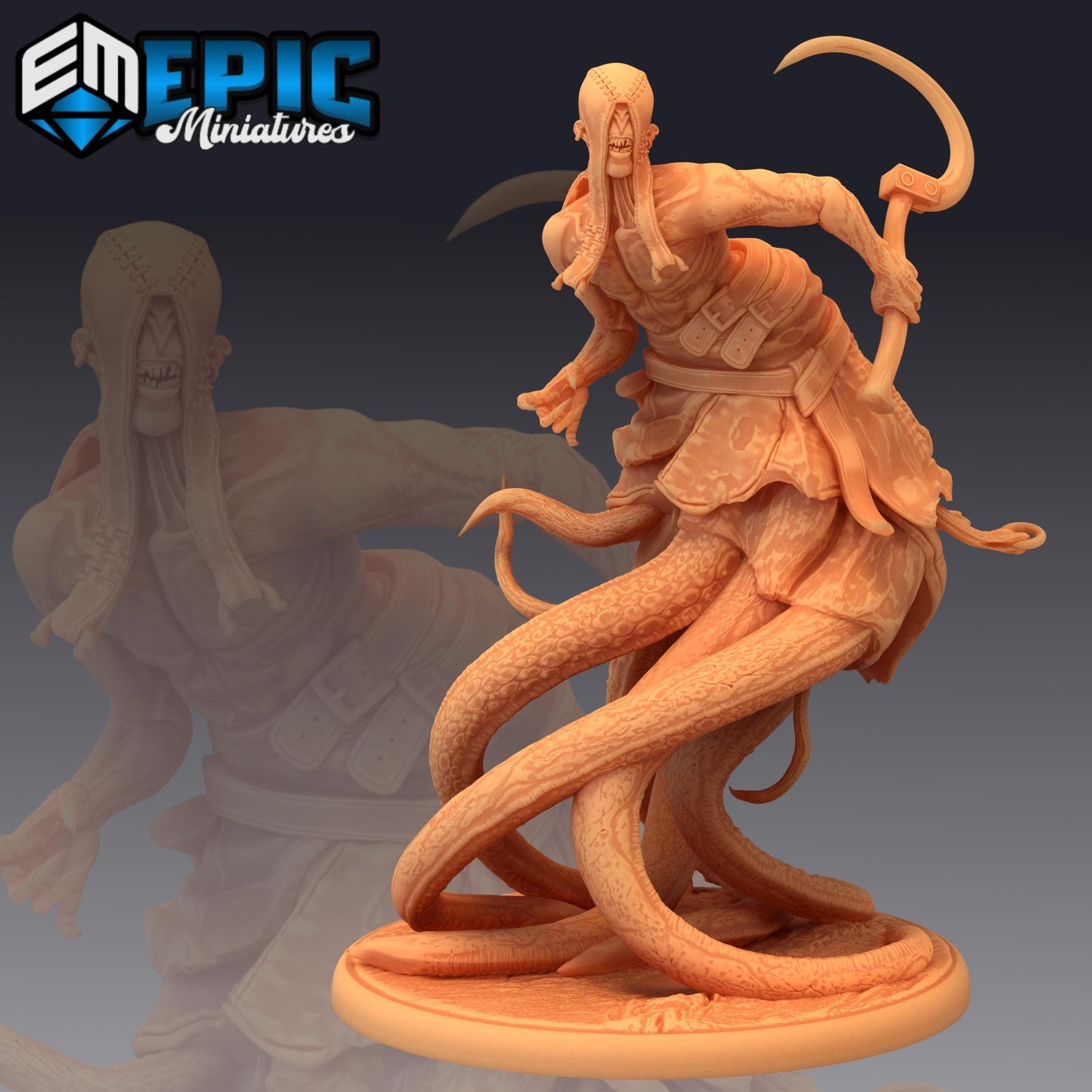 Fear Reaper Designed by epic Minitures Proxy minitures 50mm baseTabletop RPG Wargaming printed in one part