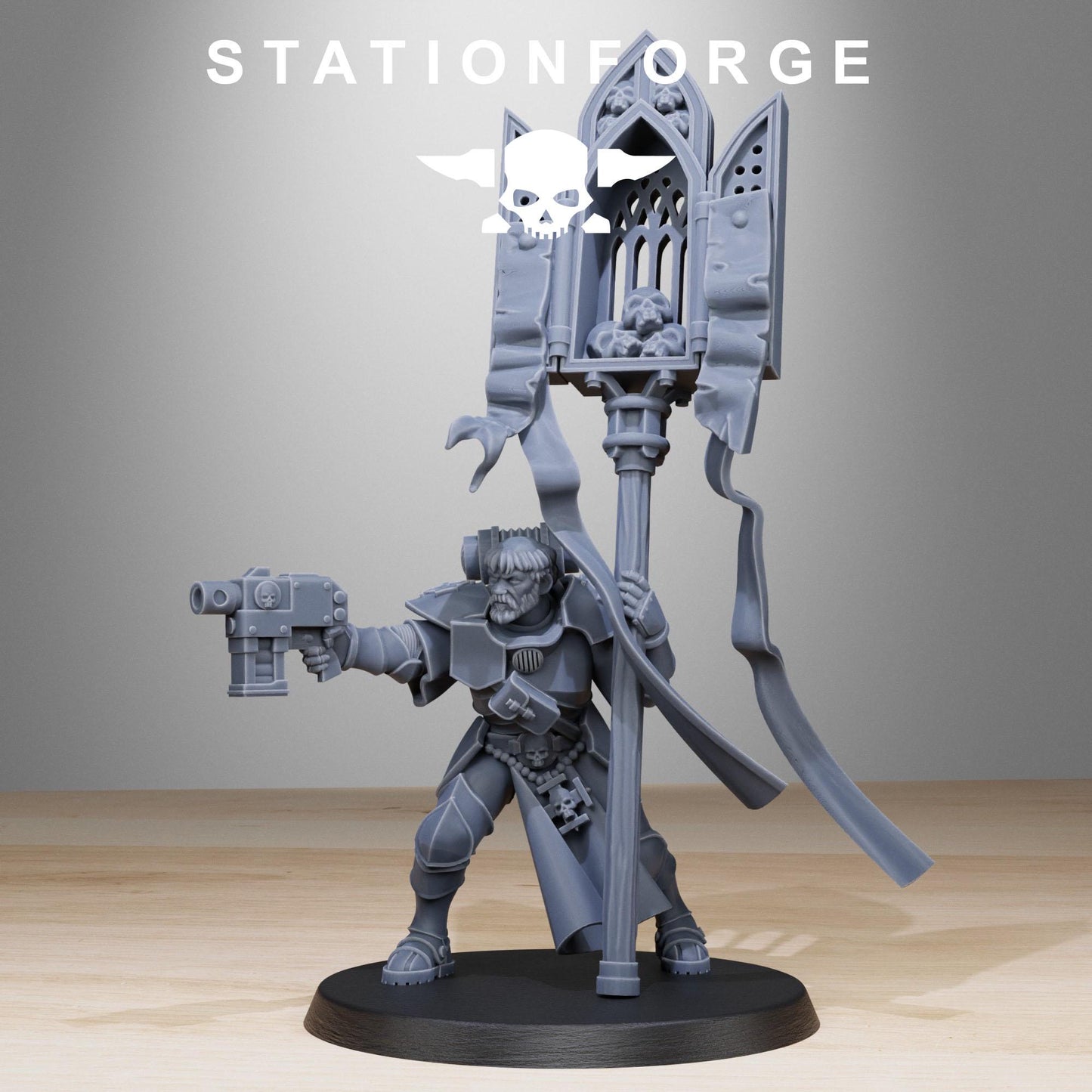 Station Forge Vodalites Brotherhood 3d printed proxie Wargames
