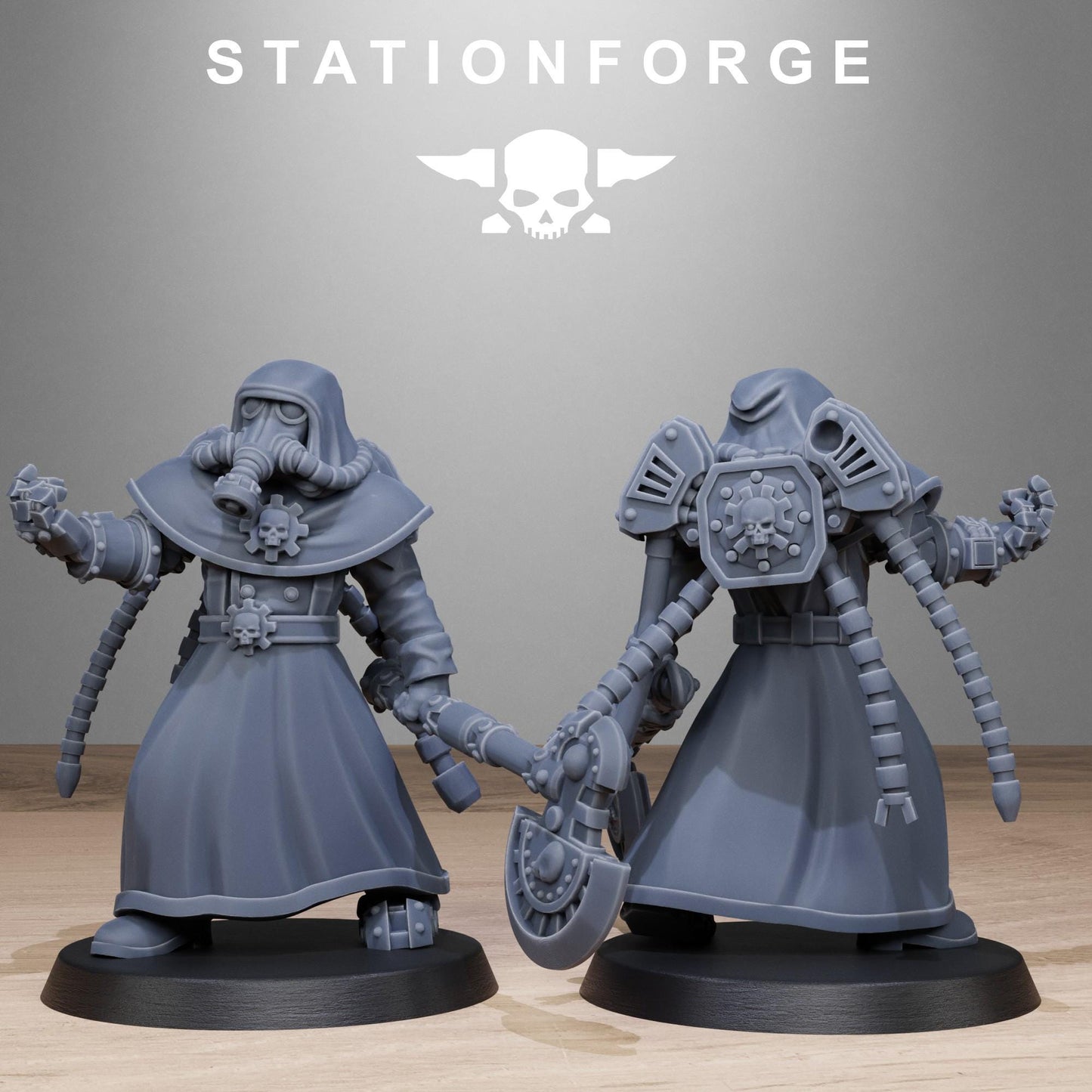 Station Forge GrimGuard Tech Engineers 3d printed proxie Wargames