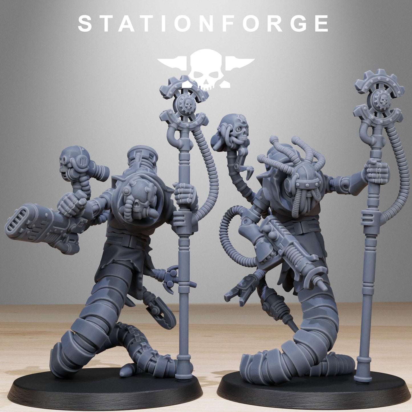 Station Forge Scavenger Serpents Proxy minitures Tabletop RPG Wargaming