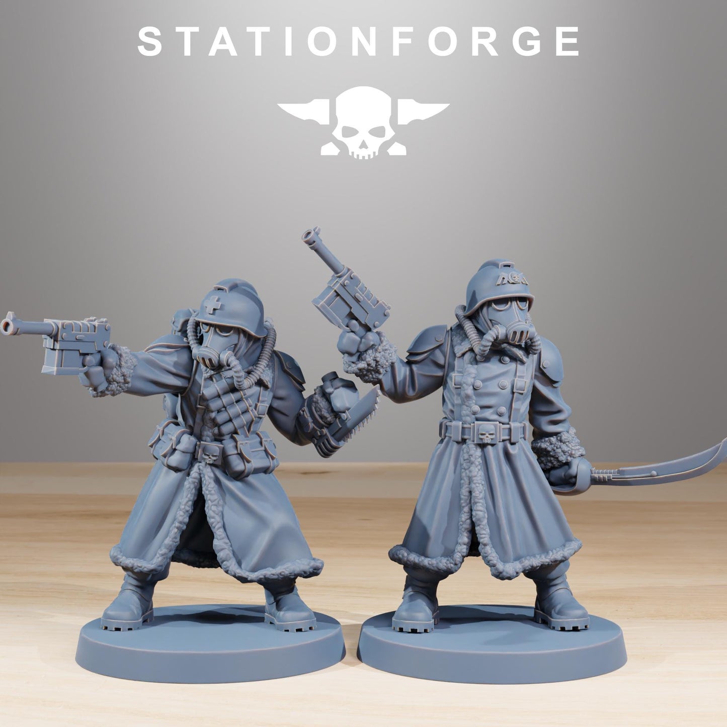 Station Forge GrimGuard Frostwatch 3d printed proxie Wargames