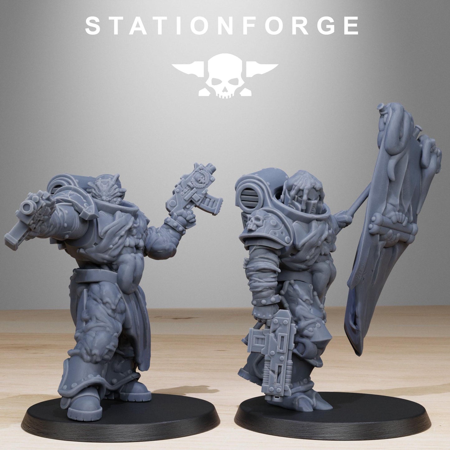 Station Forge Corrupted_Socratis_Infantry Team Proxy minitures Tabletop RPG Wargaming
