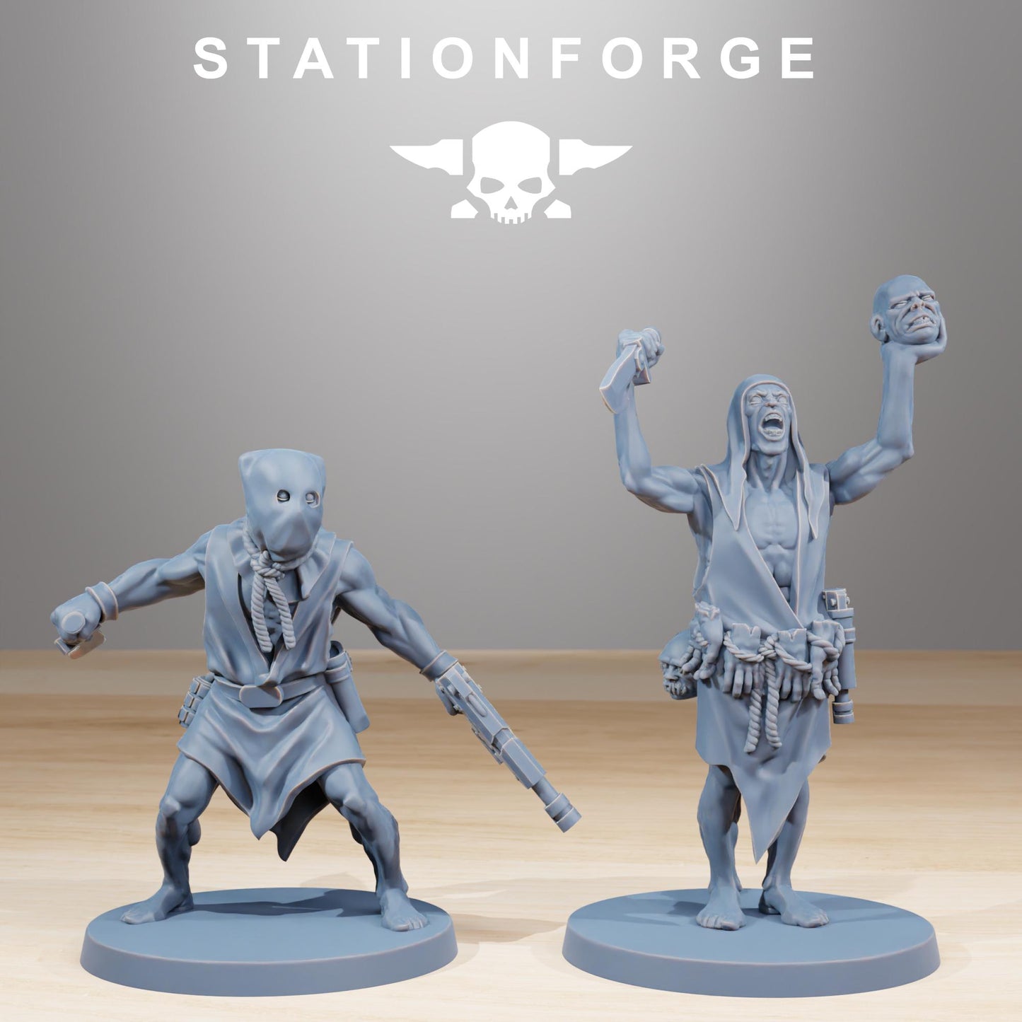 Station Forge Corrupted Guard Fanatics Team Proxy 28mm minitures Tabletop RPG Wargaming