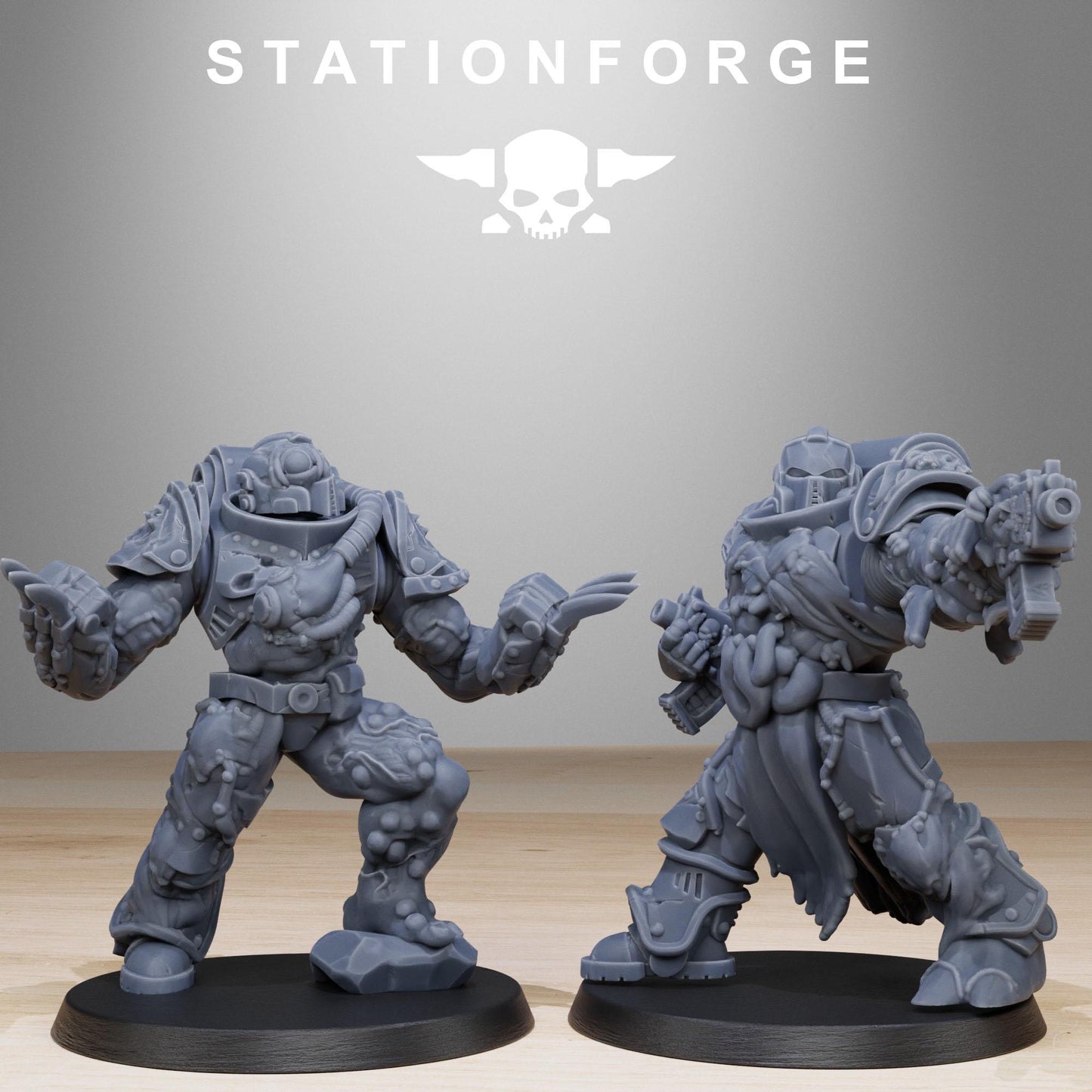 Station Forge Corrupted_Socratis_Infantry Team Proxy minitures Tabletop RPG Wargaming