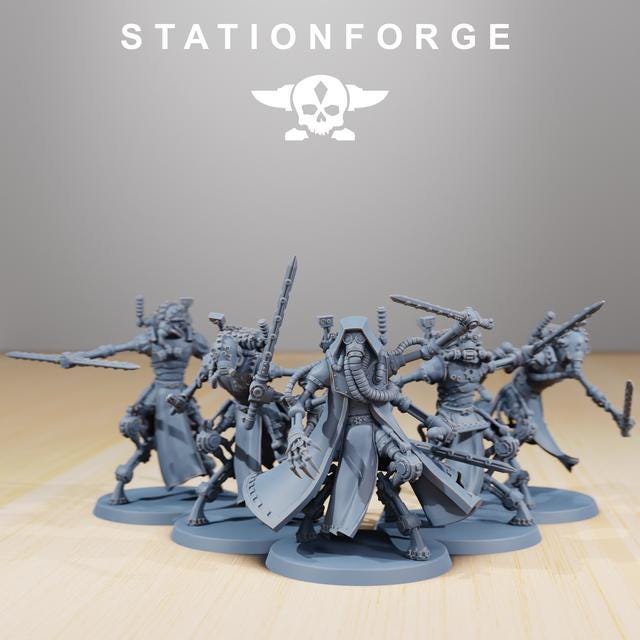 Station Forge Scavenger Runners Proxy minitures Tabletop RPG Wargaming