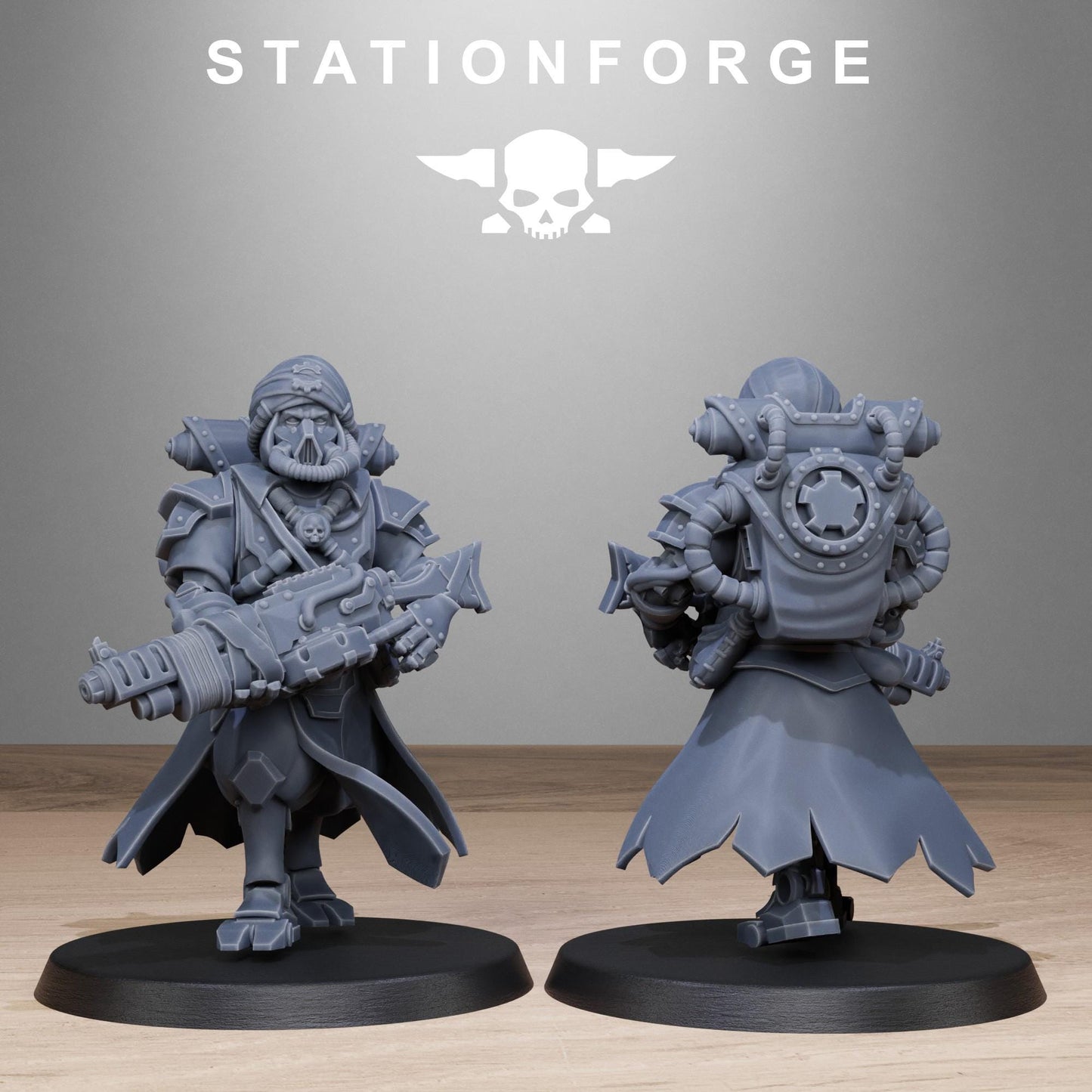 Station Forge Scavenger_Scorchers Proxy minitures Tabletop RPG Wargaming