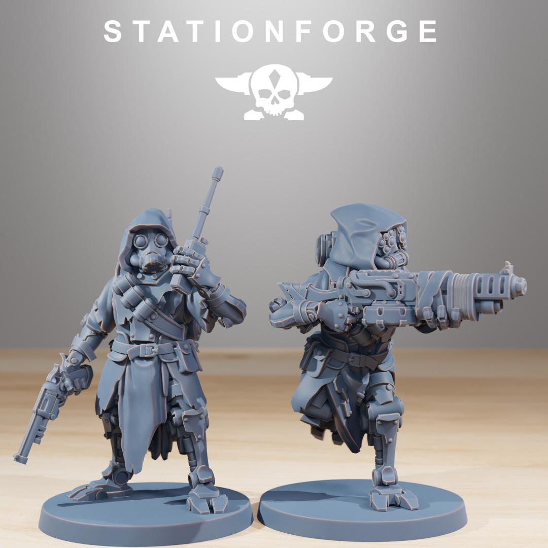Station Forge Scavenger Rangers Builder Kit Proxy minitures Tabletop RPG Wargaming