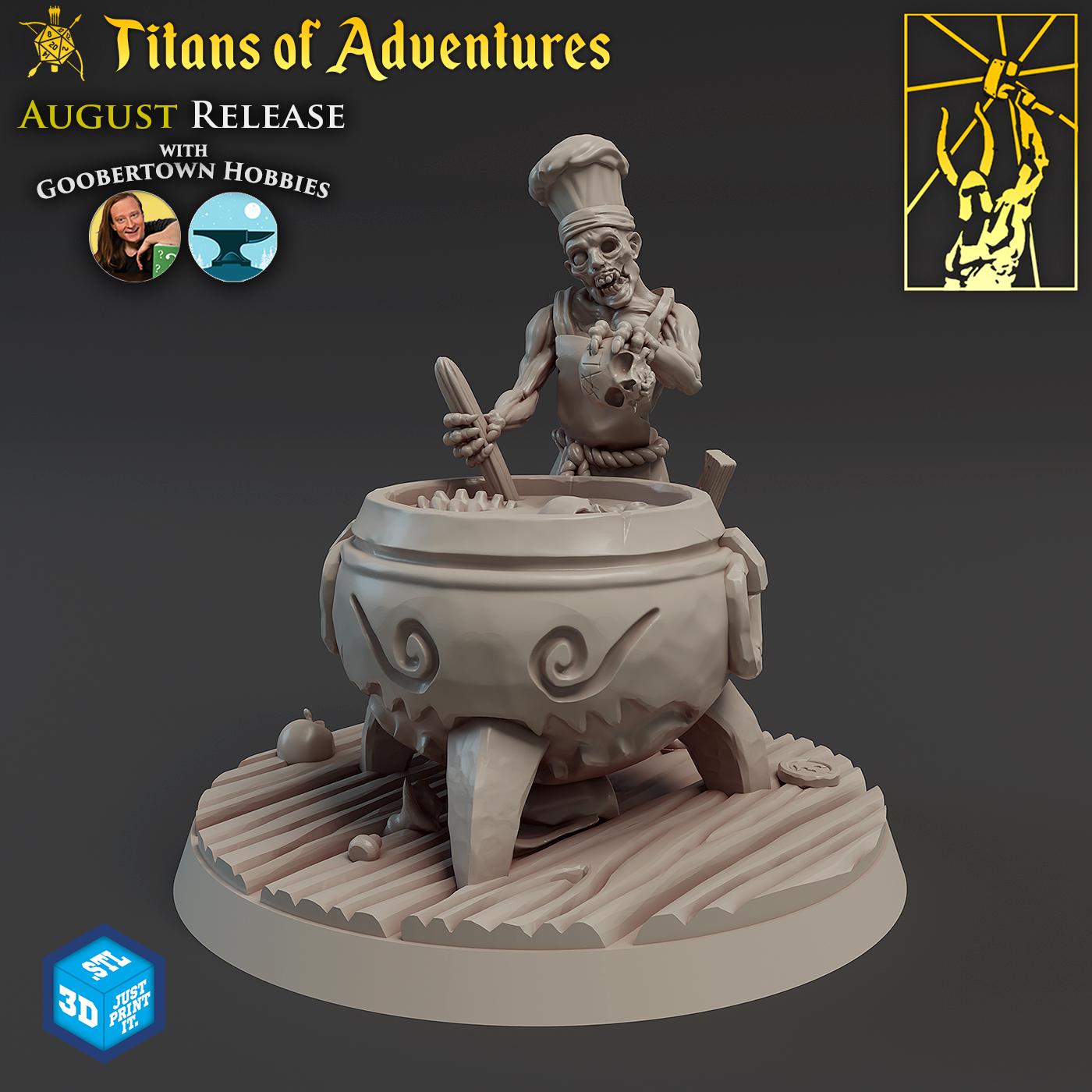 DnDs Town of Dark Secrets: Gobertown Townfolks Titan Forge Minis part 2