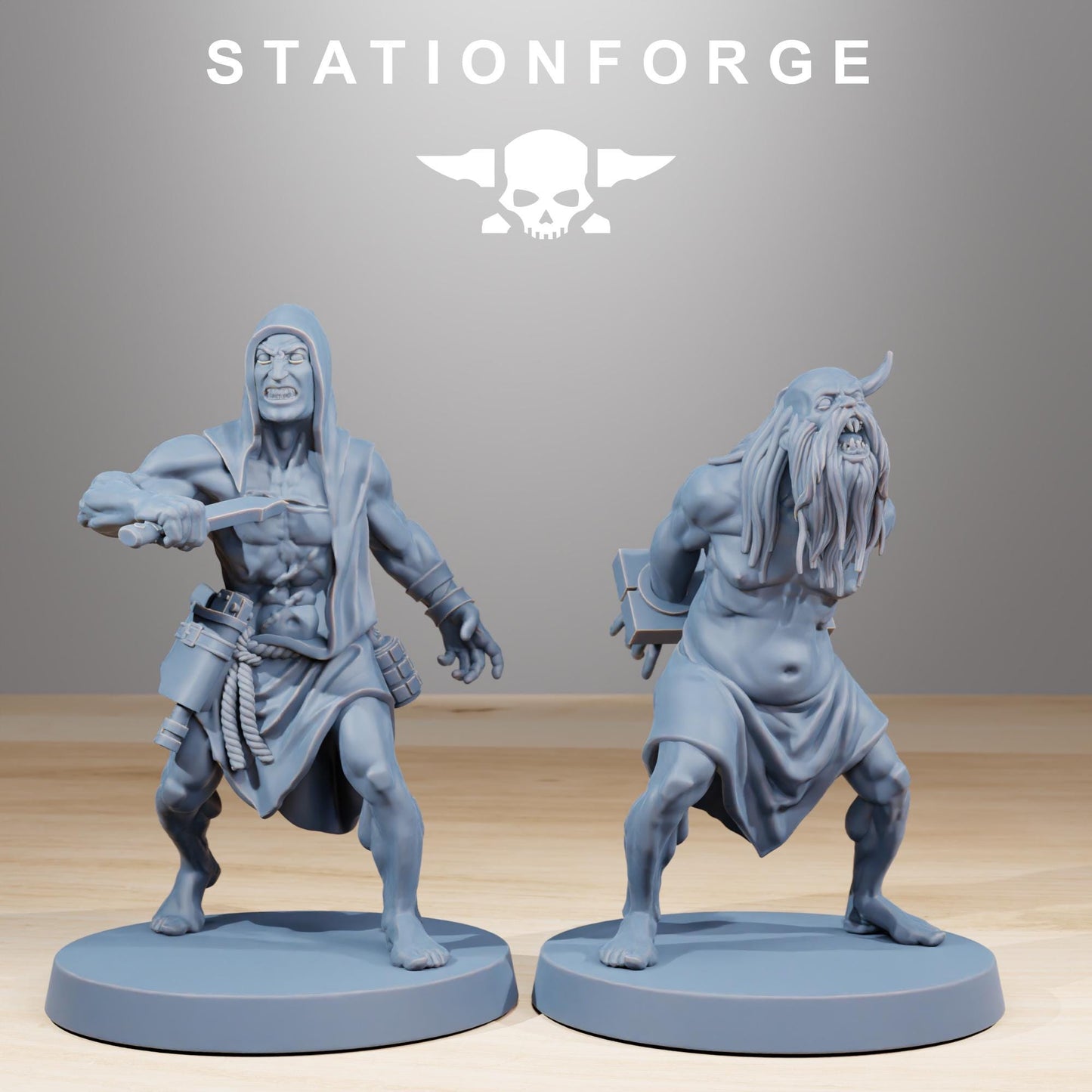 Station Forge Corrupted Guard Fanatics Team Proxy 28mm minitures Tabletop RPG Wargaming