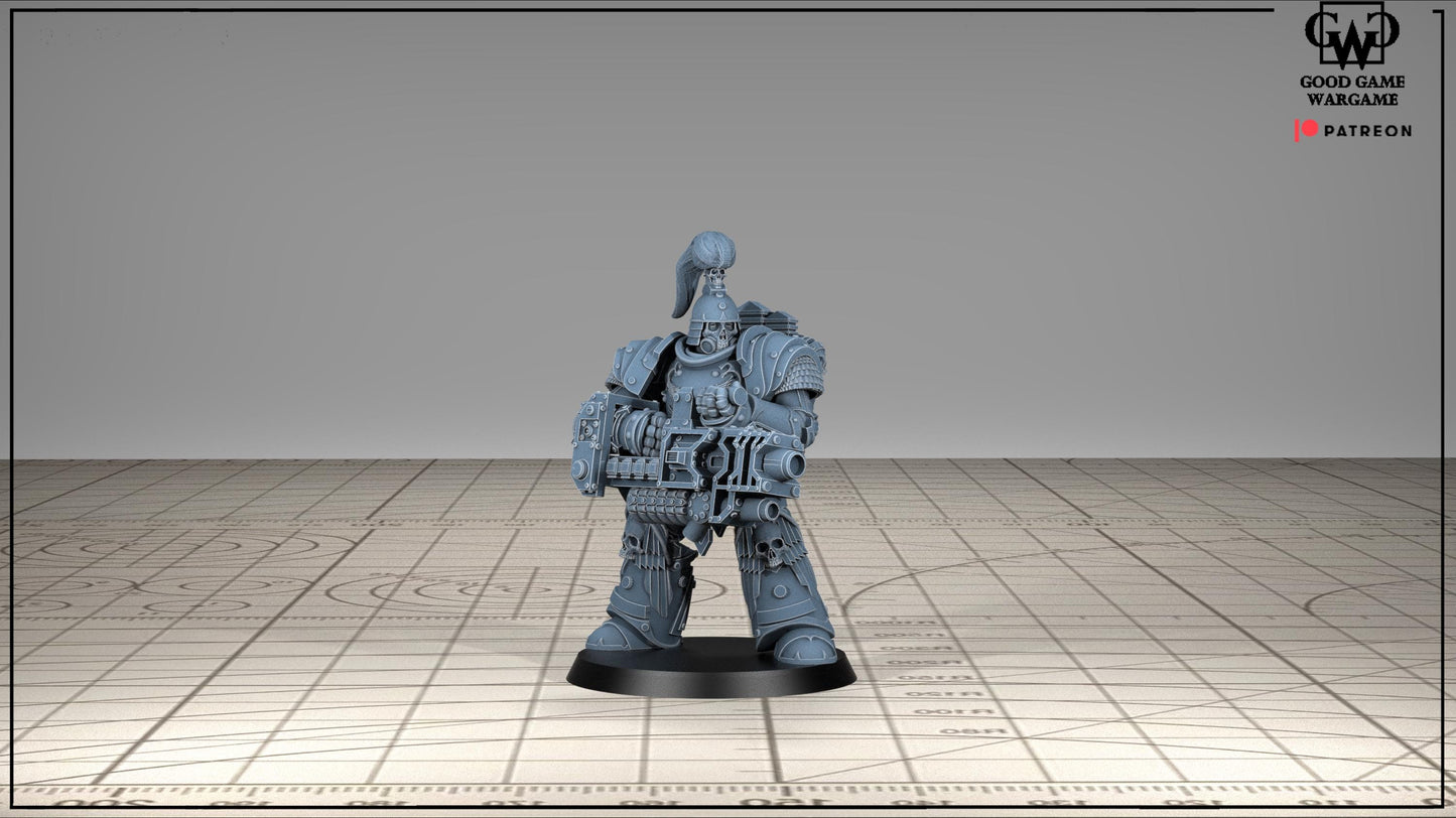 Tonantis Warrior HSQ 1 Thunder Warriors SQ Melee Unit by GGW (5 figures supplied) prebuilt