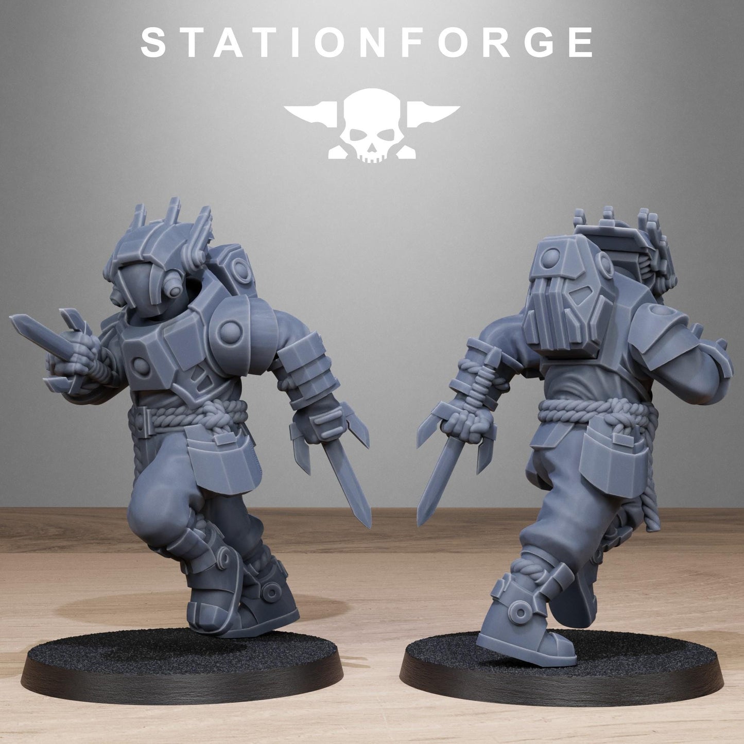 Station ForgeTarion Melee Infantry Proxy minitures Tabletop RPG Wargaming
