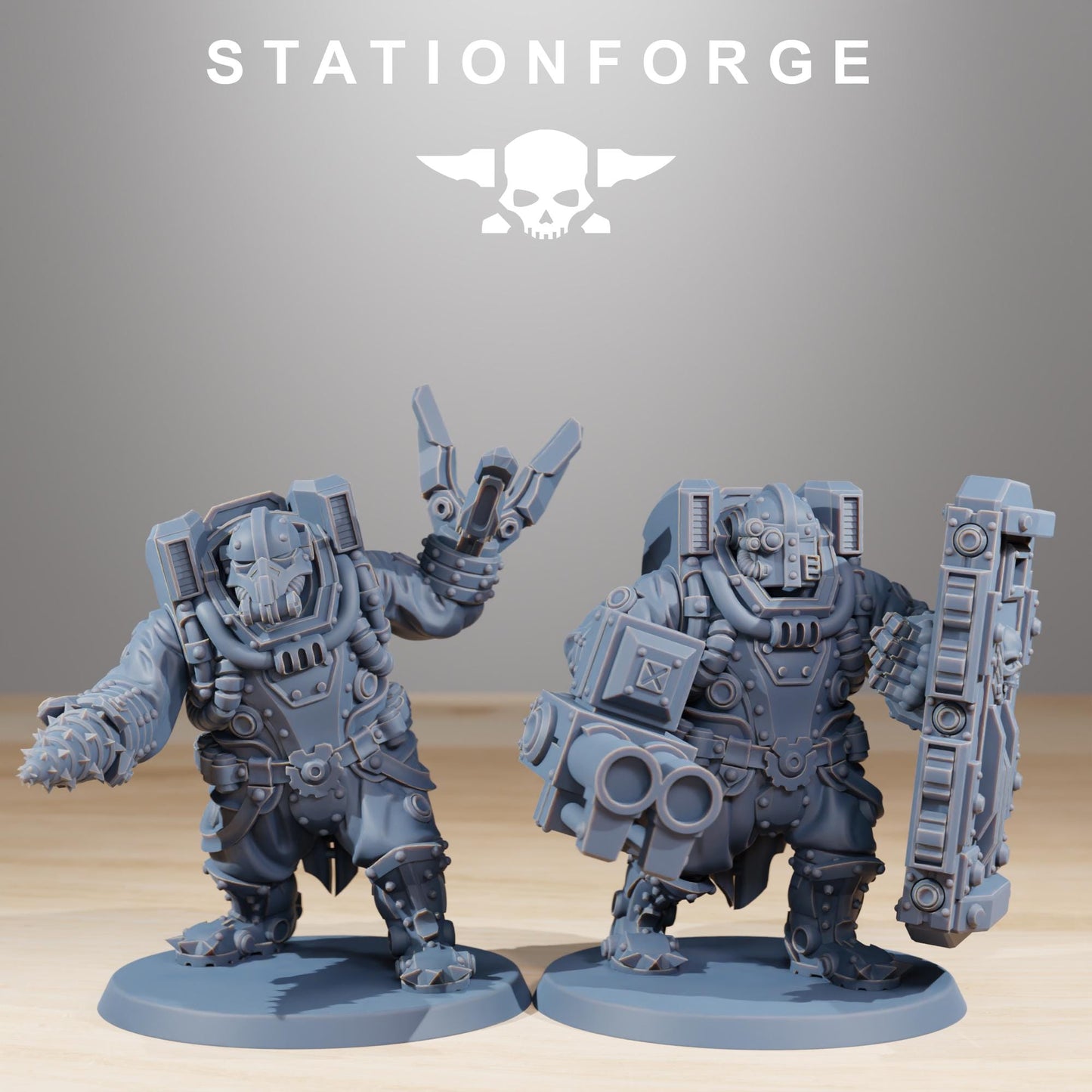 Station Forge Frontliners Heavy Support Proxy minitures Tabletop RPG Wargaming