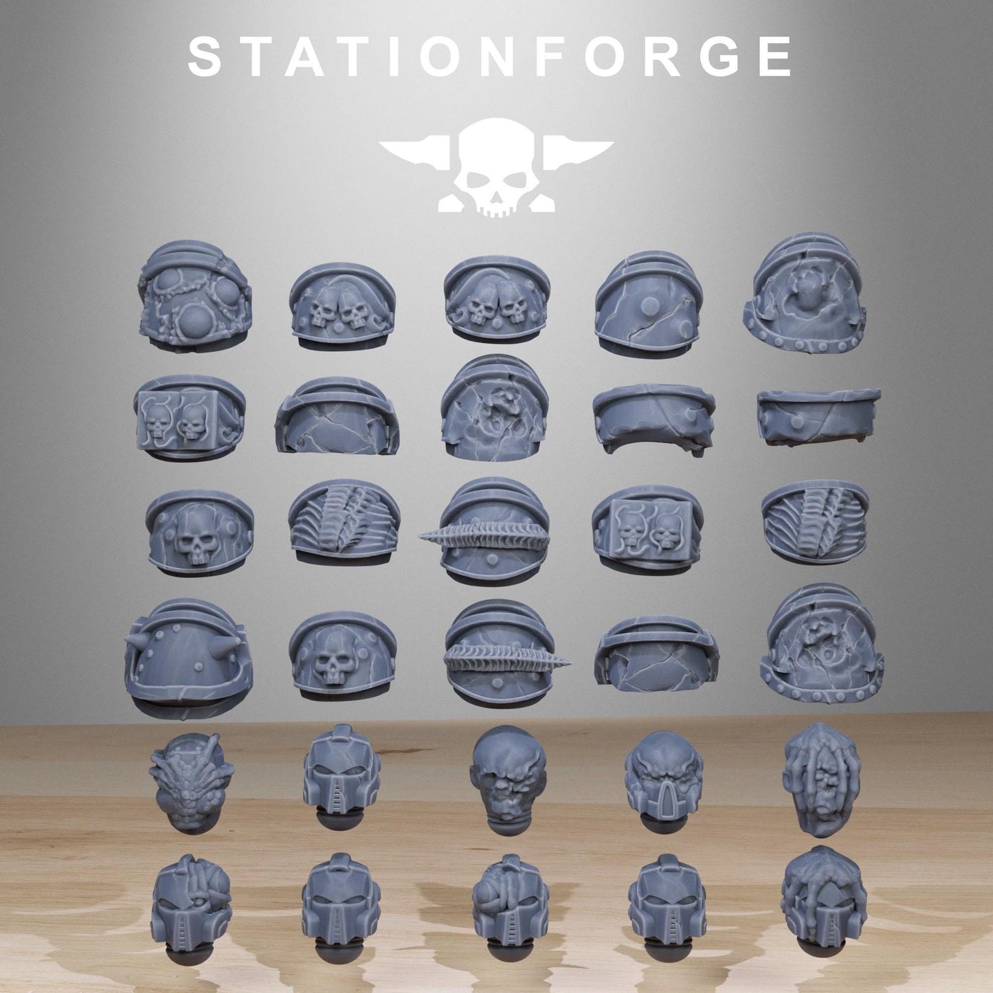 Station Forge Corrupted_Socratis_Infantry Team Proxy minitures Tabletop RPG Wargaming