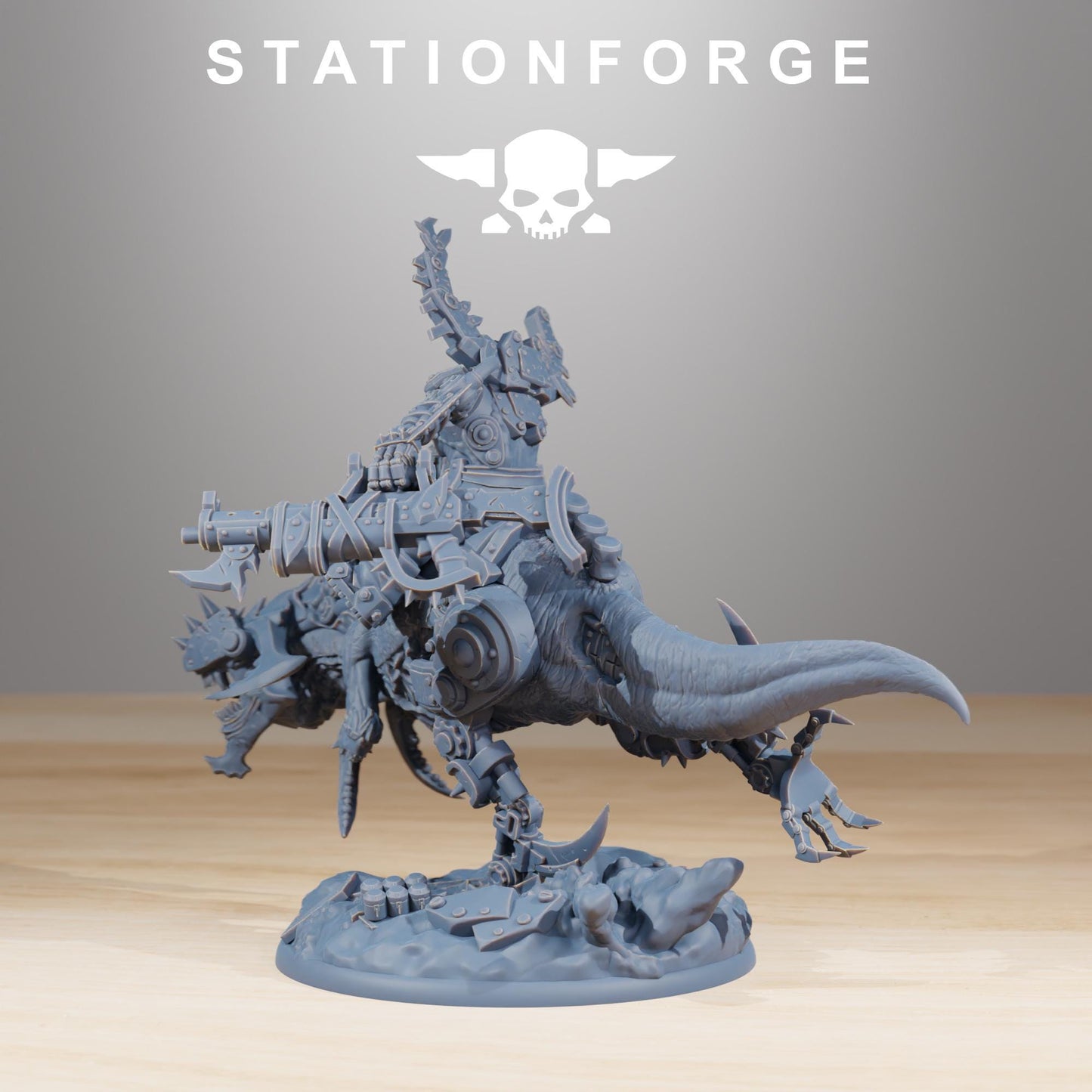Station ForgeOrkaz Beast Boss minitures Tabletop RPG Wargaming custom weapon choice now available