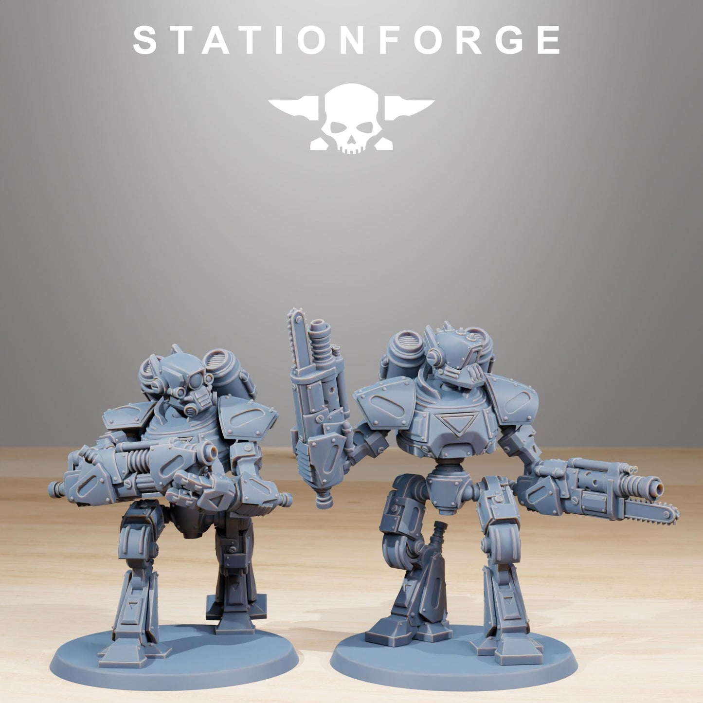 Station Forge Scavenger Mechanods Proxy minitures Tabletop RPG Wargaming