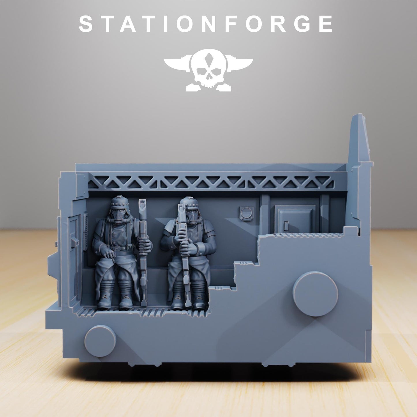 Station Forge GrimGuard Personnel Carrier 3d printed proxie Wargames