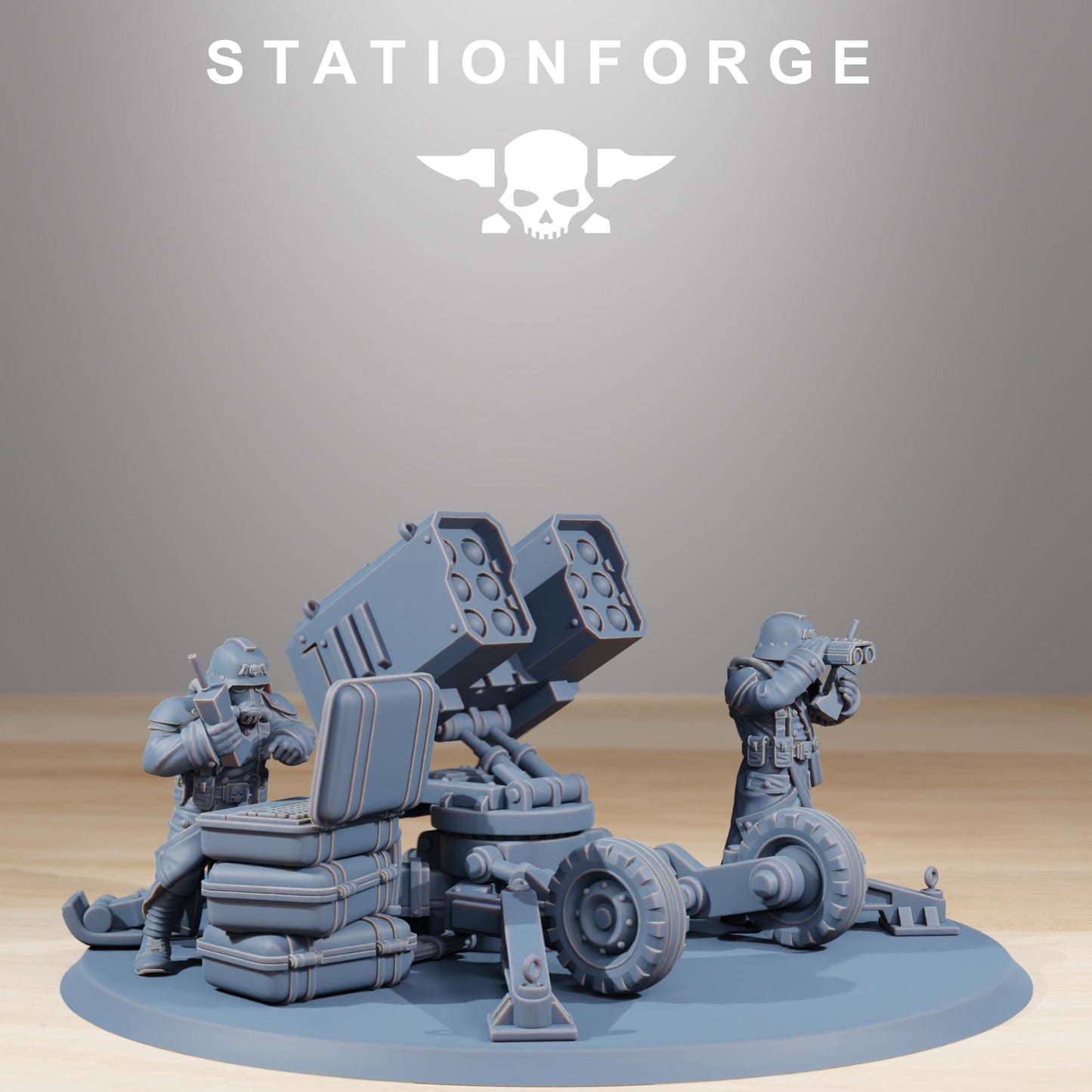 Station Forge GrimGuard Battle Weapons 3d printed proxie Wargames
