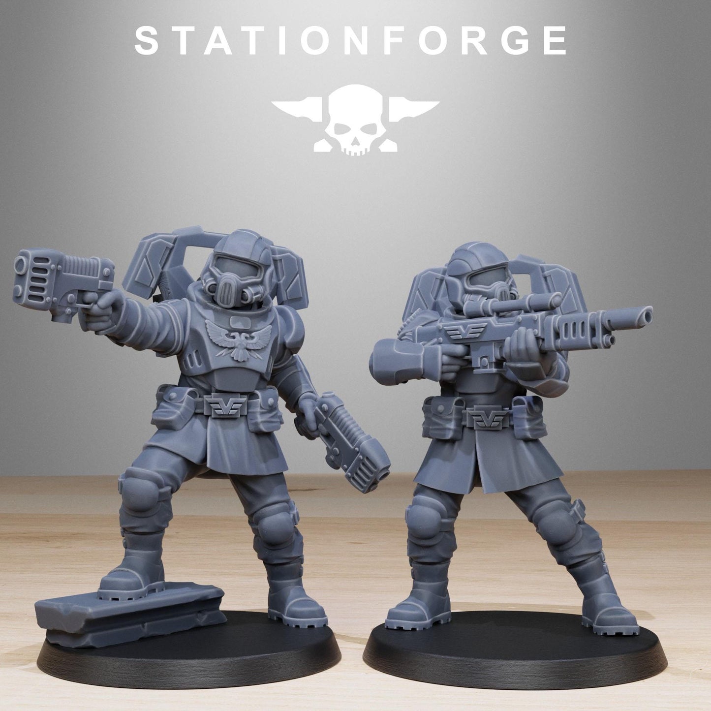 Station Forge Vaskar_Jump_Squad Proxy minitures Tabletop RPG Wargaming